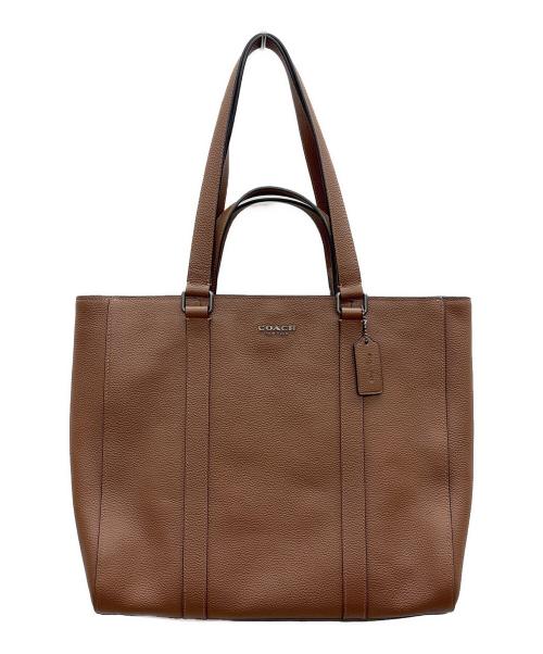 美品　コーチ　ハドソン　ダークグリーン　本革　シボ　ダブルハンドル　C8157 COACH(コーチ) トートバッグ美品 ハドソン ダブル ハンドル トート