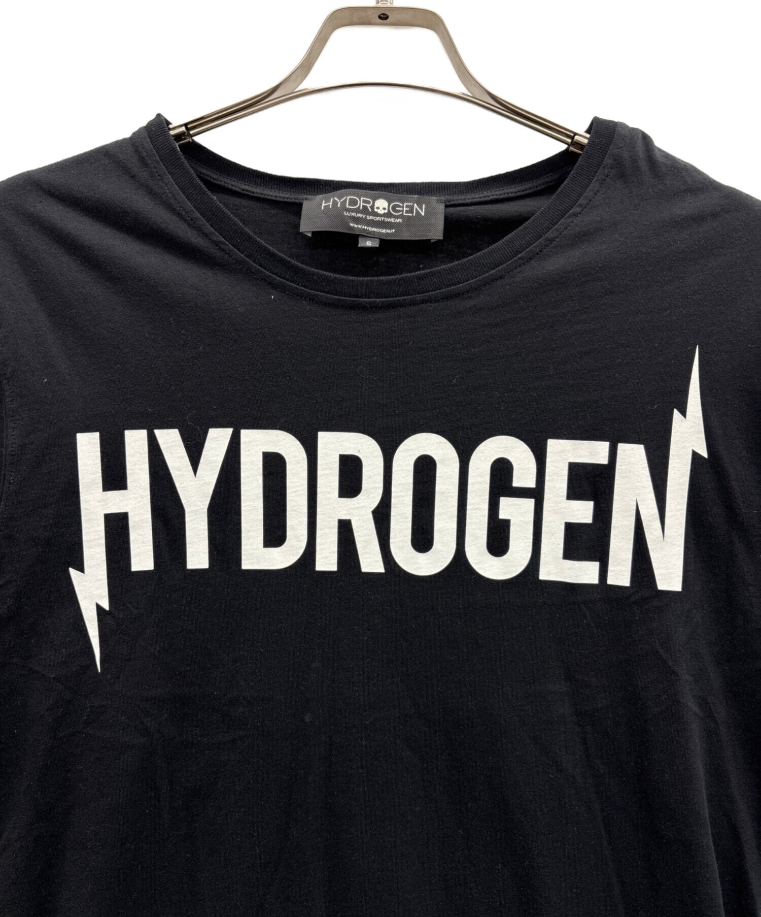 中古・古着通販】HYDROGEN (ハイドロゲン) 長袖Tシャツ ブラック 
