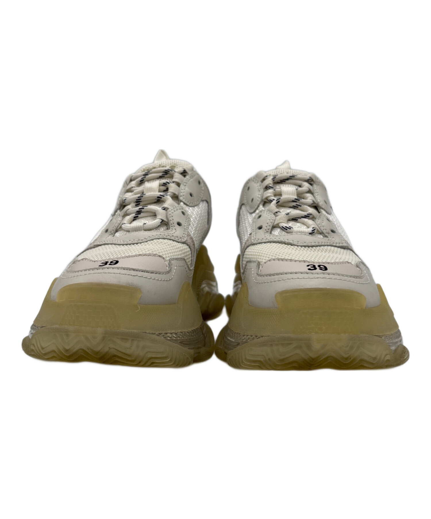 中古・古着通販】BALENCIAGA (バレンシアガ) Triple S クリアソール