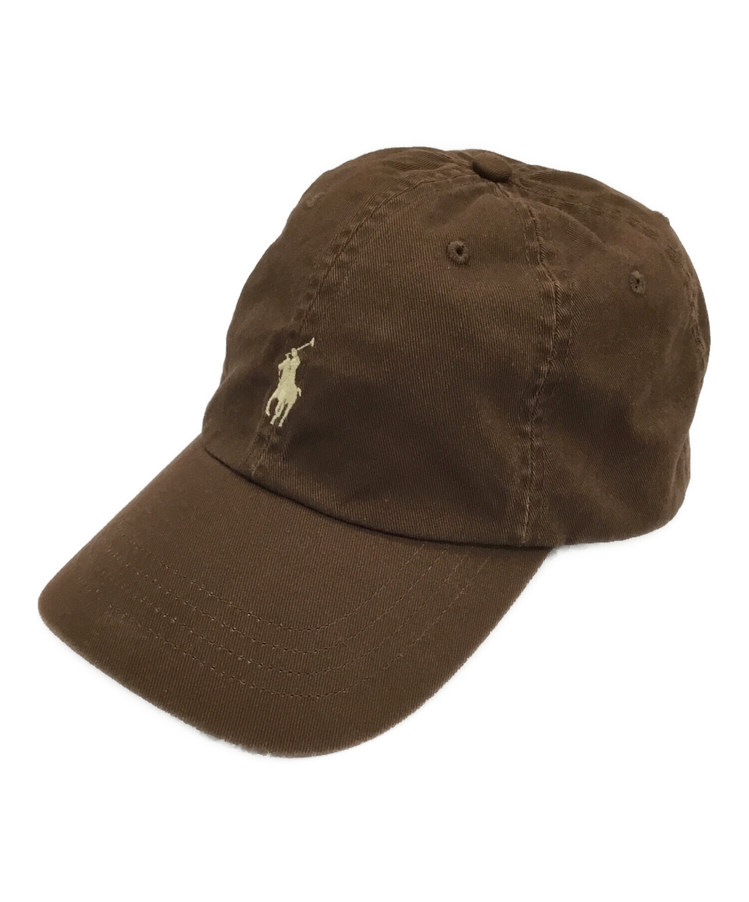 Polo Ralph Lauren ブラウン キャップ(ヴィンテージ) 中古・古着通販】POLO RALPH LAUREN (ポロ・ラルフローレン