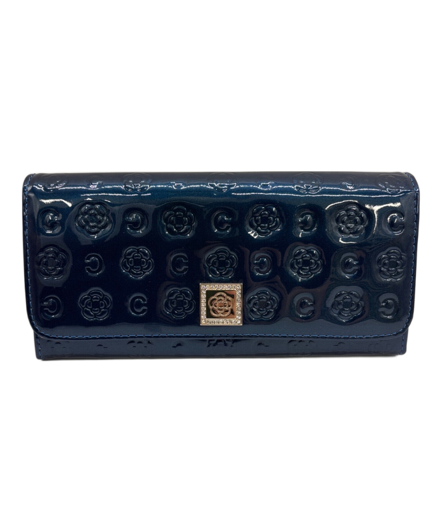 中古・古着通販】CLATHAS (クレイサス) 長財布 ネイビー｜ブランド