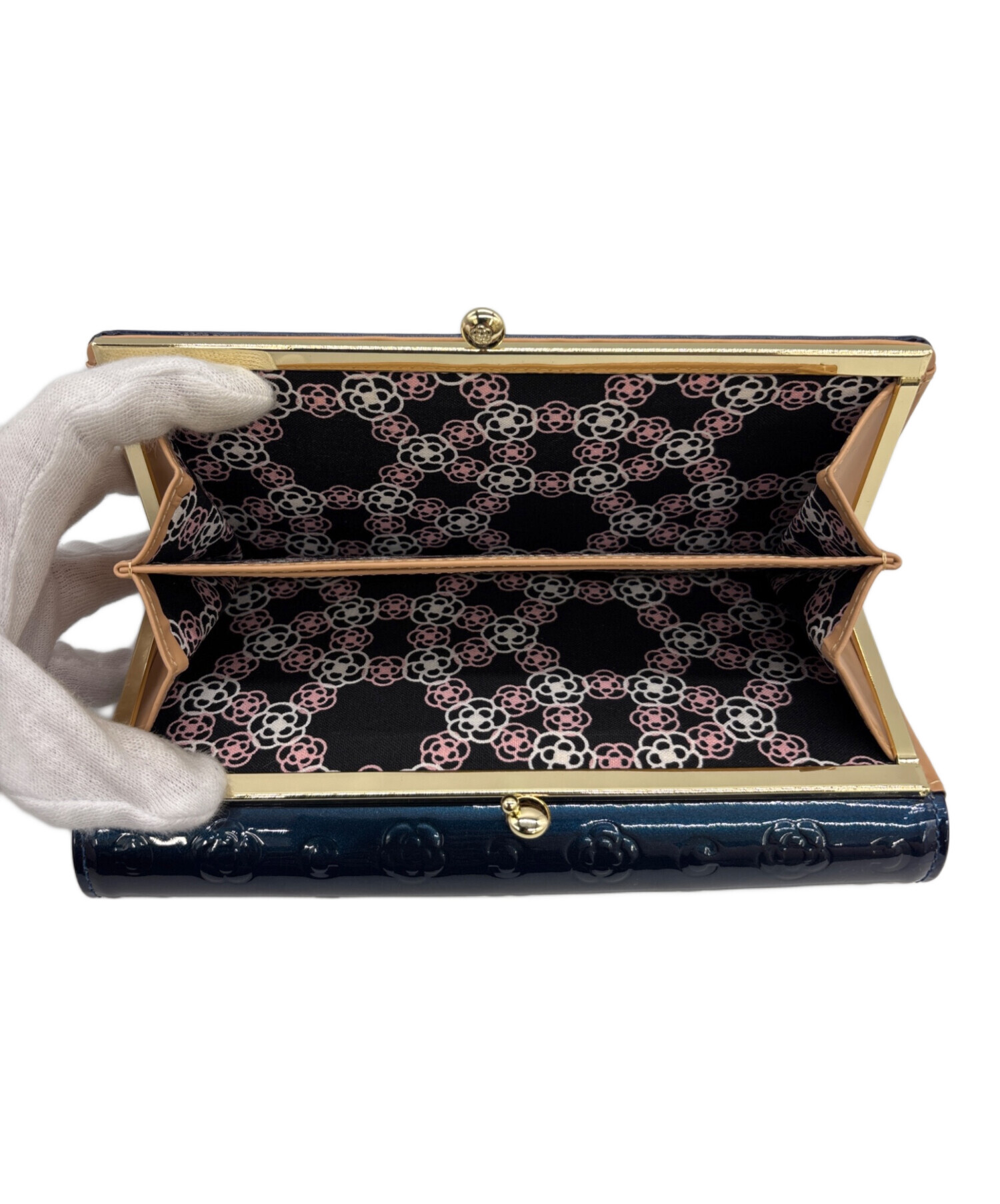 中古・古着通販】CLATHAS (クレイサス) 長財布 ネイビー｜ブランド