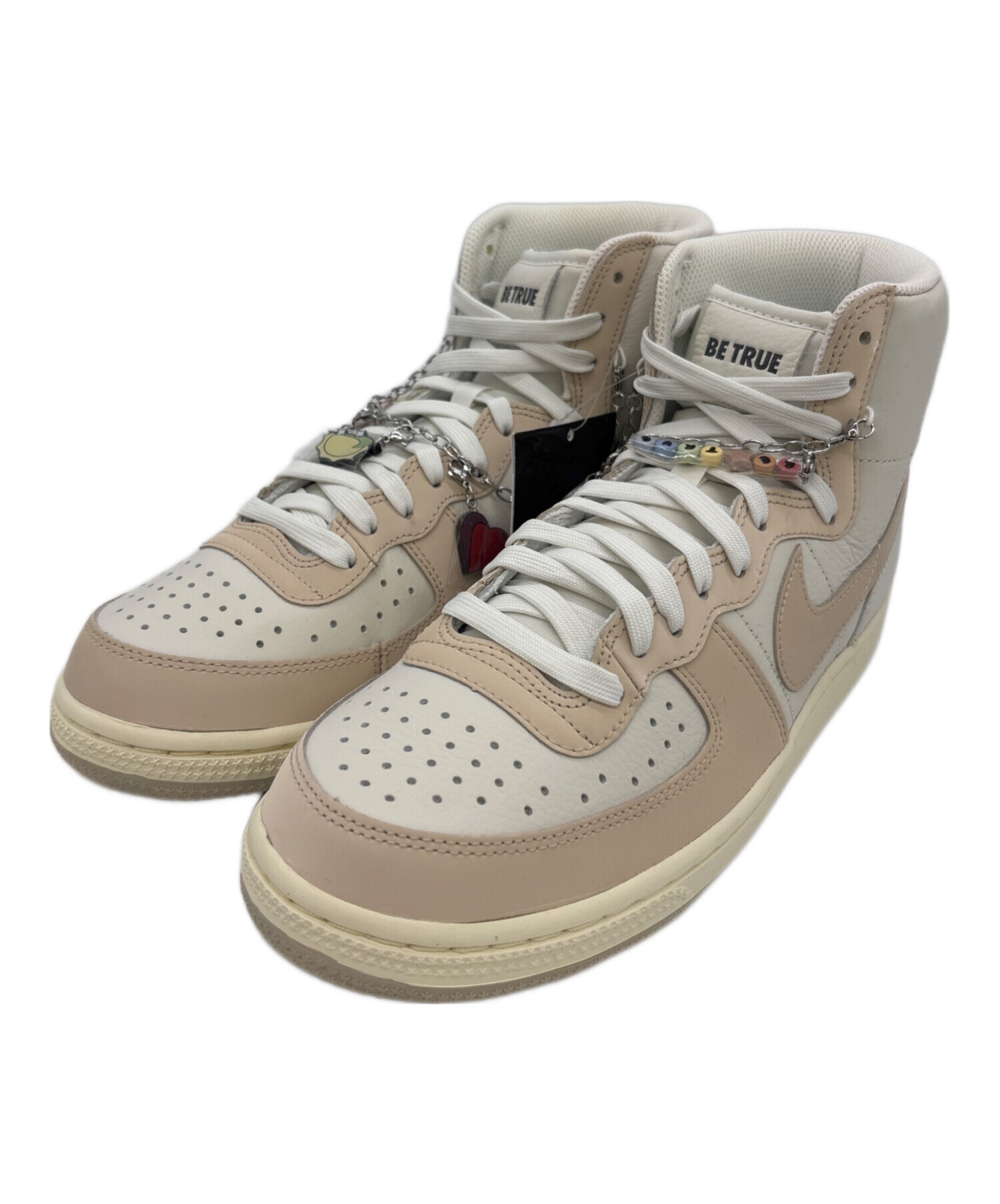 中古・古着通販】NIKE (ナイキ) TERMINATOR HIGH BT ピンク×ホワイト 