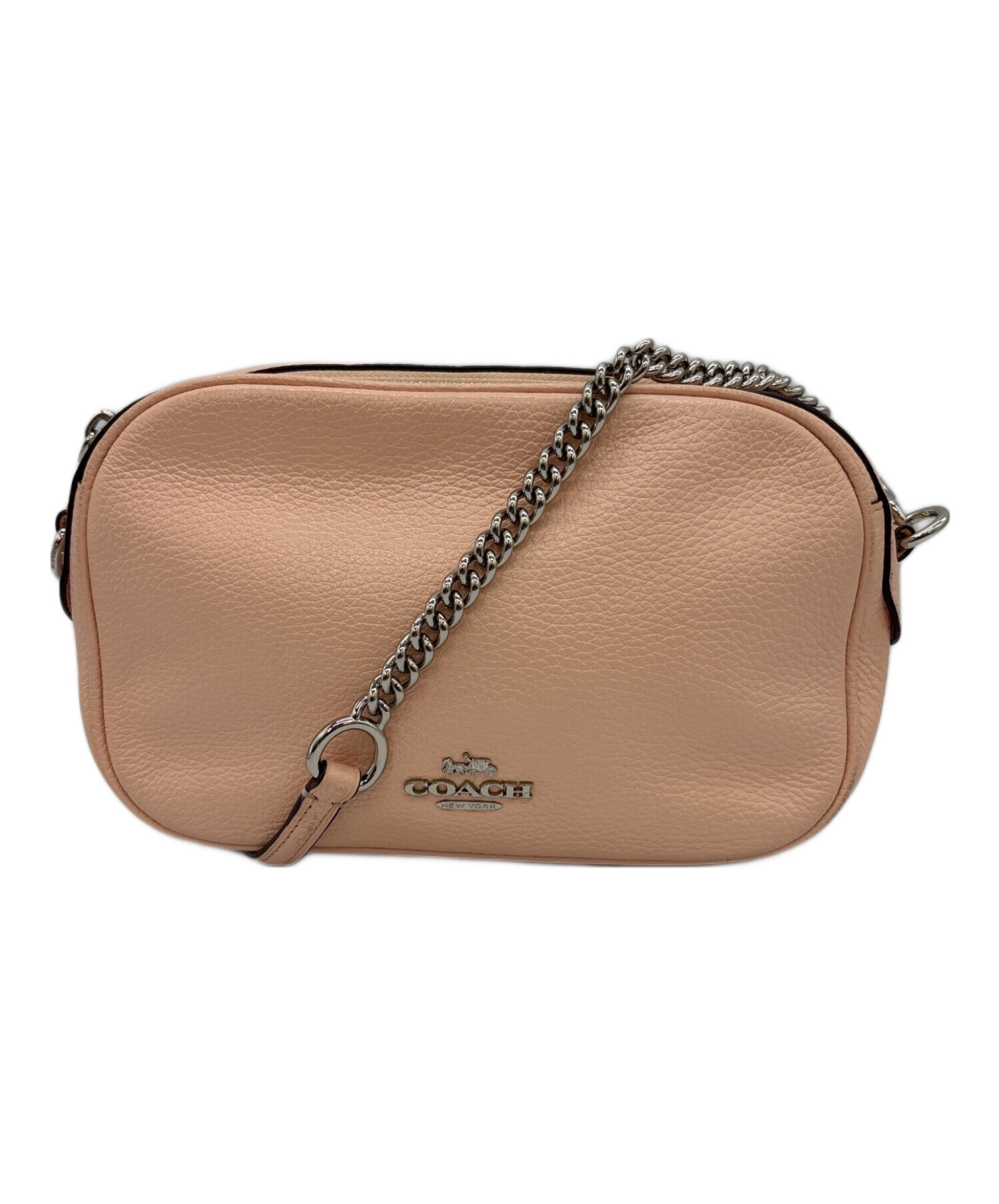 中古・古着通販】COACH (コーチ) チェーンショルダーバッグ ピンク 