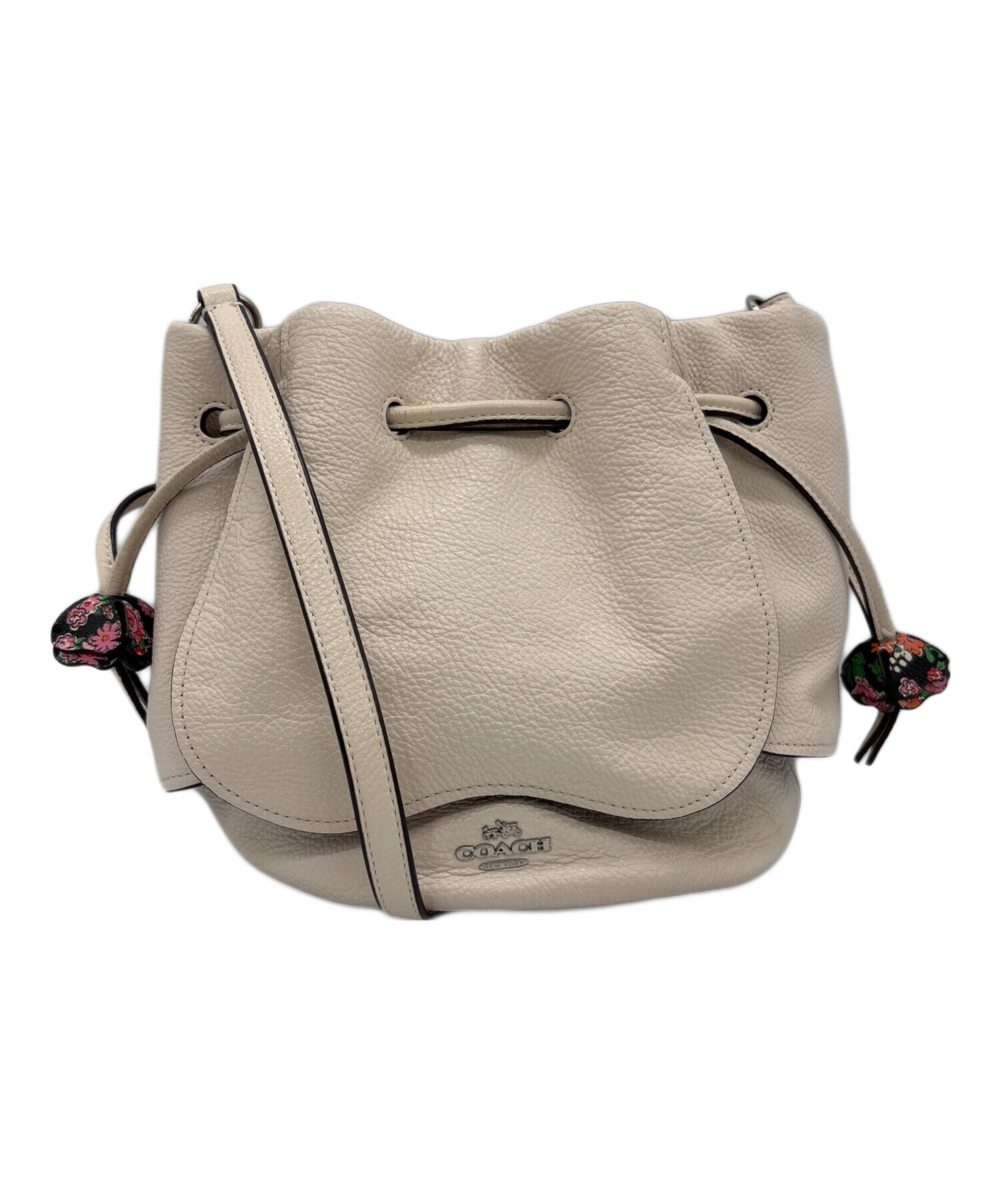 中古・古着通販】COACH (コーチ) ショルダーバッグ アイボリー 