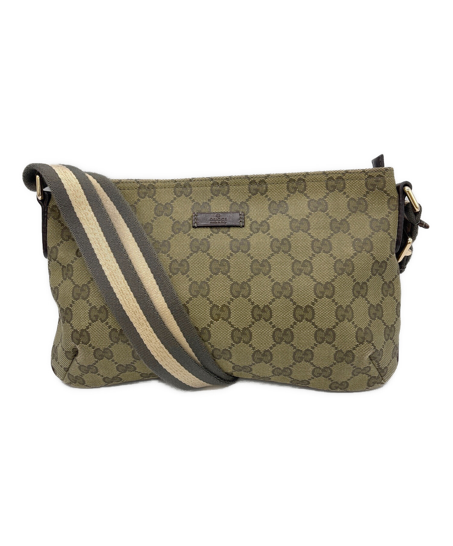 GUCCI ショルダーバッグ 中古・古着通販】GUCCI (グッチ) GGキャンバスショルダーバッグ