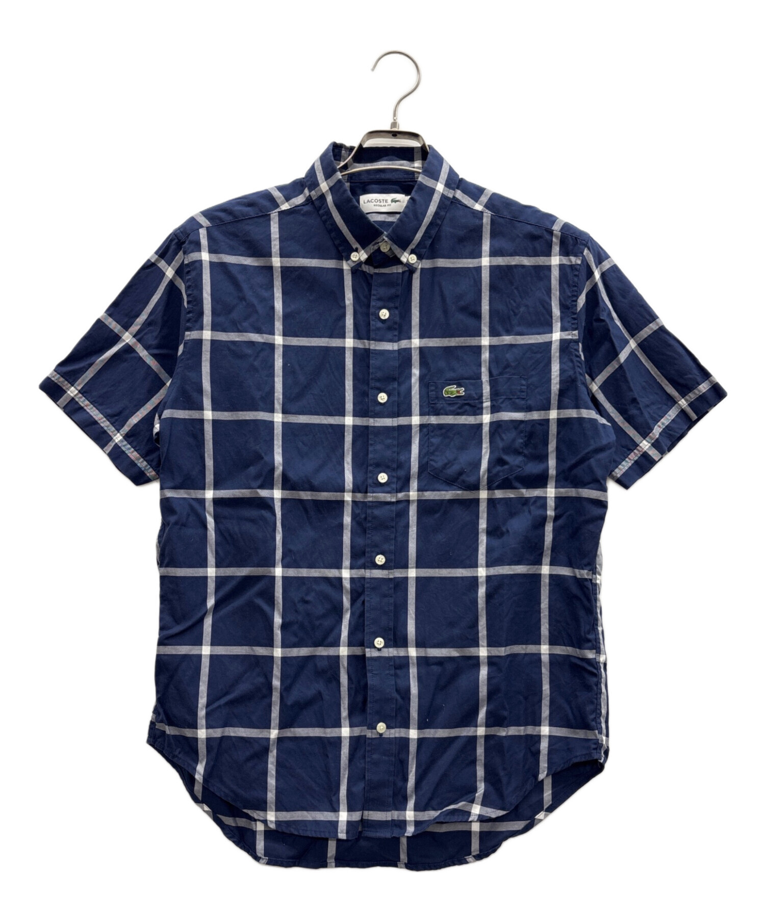 ラコステ 半袖Tシャツ LACOSTE 波模様 半袖シャツラコステライブ