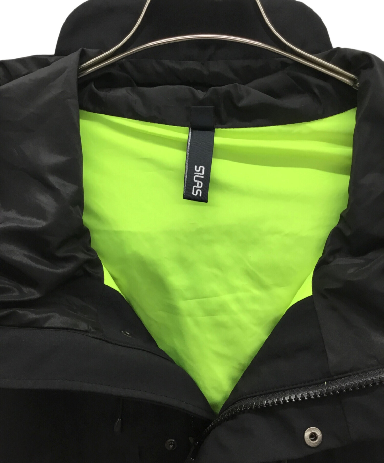 中古・古着通販】SILAS (サイラス) マウンテンパーカー ブラック 