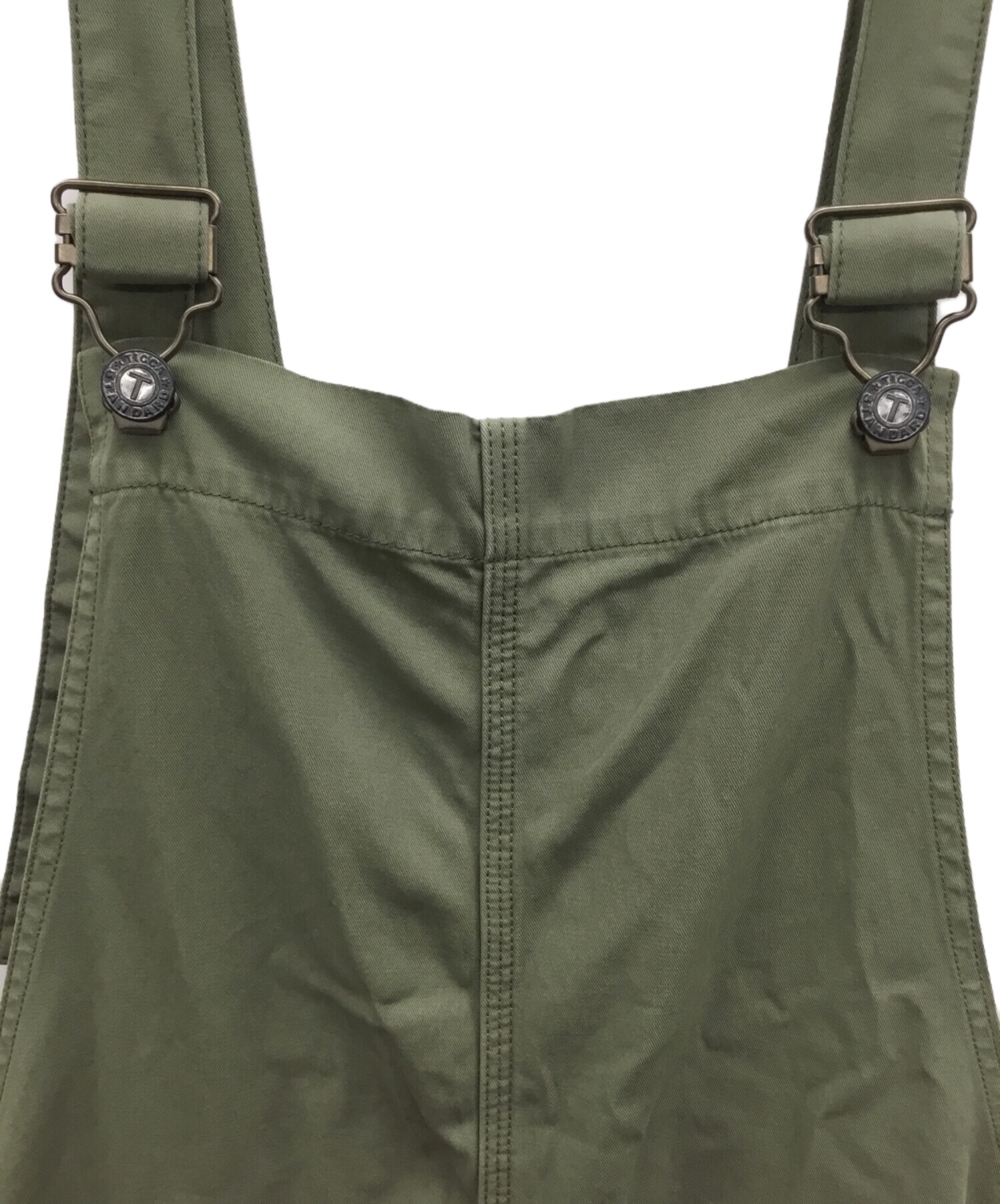 中古・古着通販】ticca (ティッカ) サロペット カーキ サイズ:F