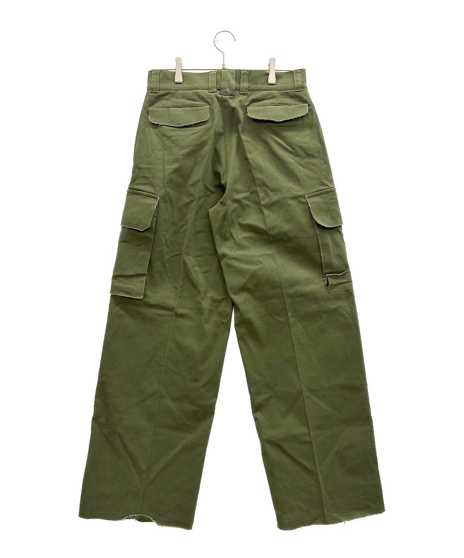 中古・古着通販】soerte (ソエルテ) ワイドストレートミリタリーカーゴ 