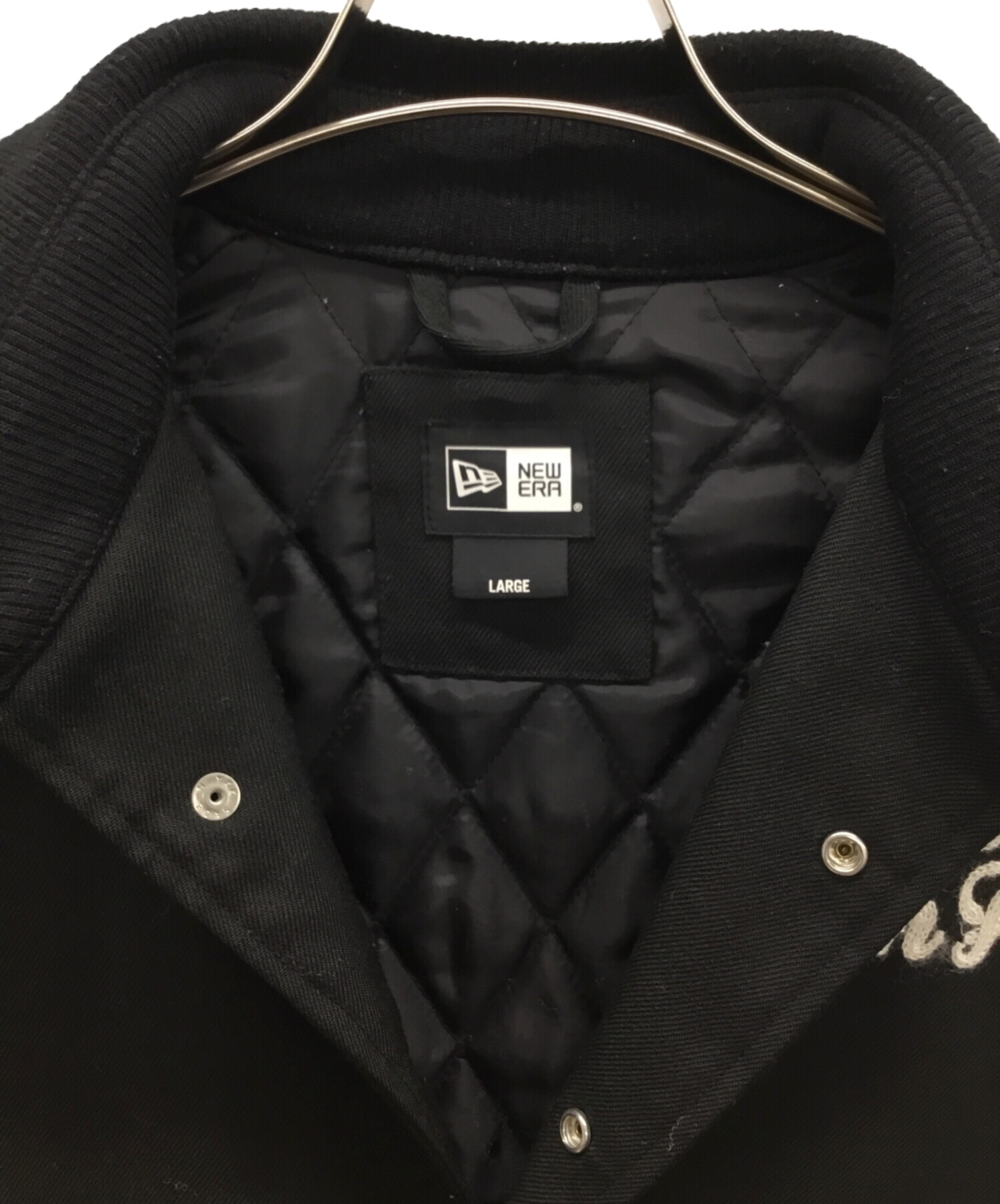 中古・古着通販】New Era (ニューエラ) ウールジャケット ブラック 