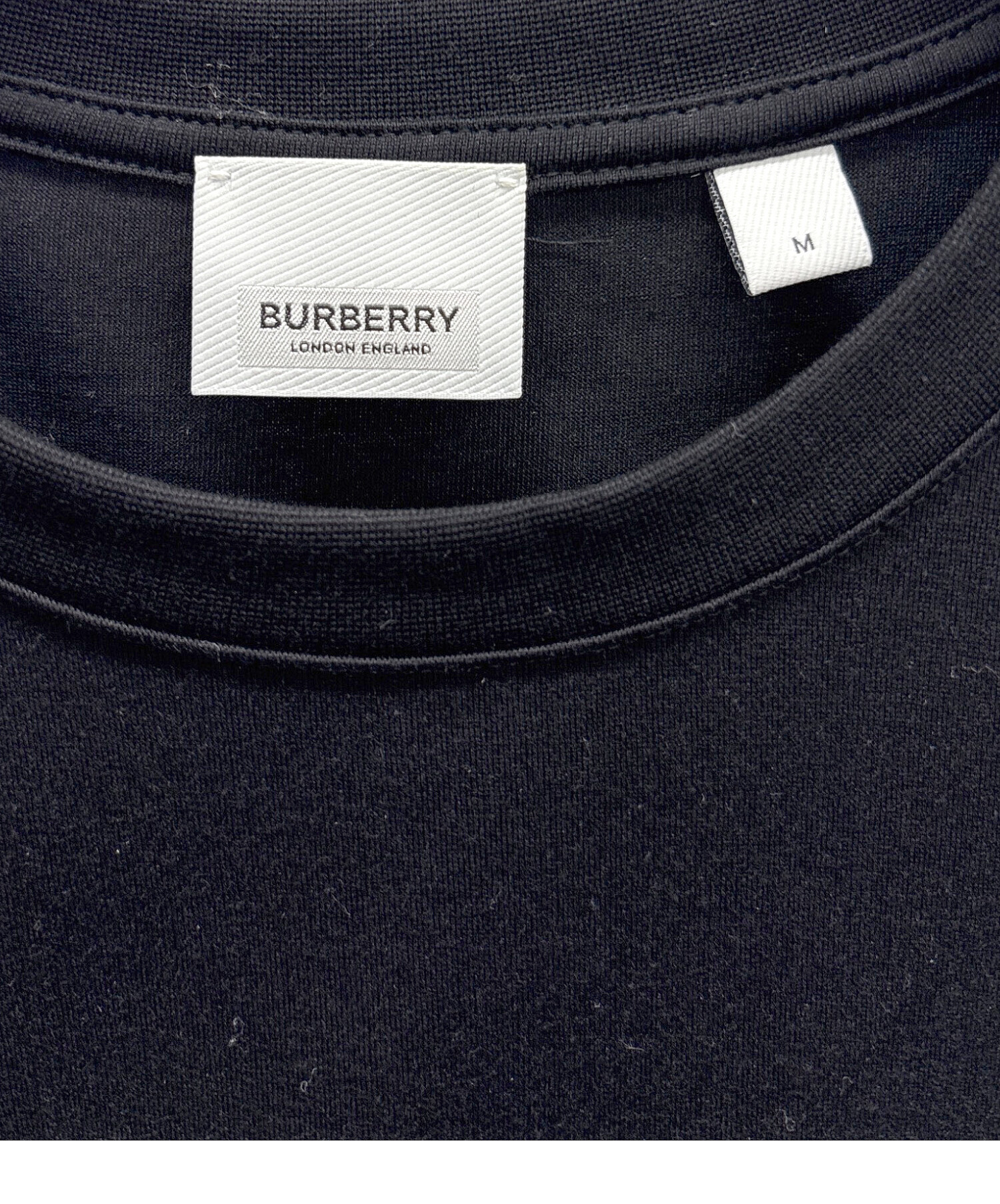 中古・古着通販】BURBERRY (バーバリー) Tシャツ ブラック サイズ:XXL