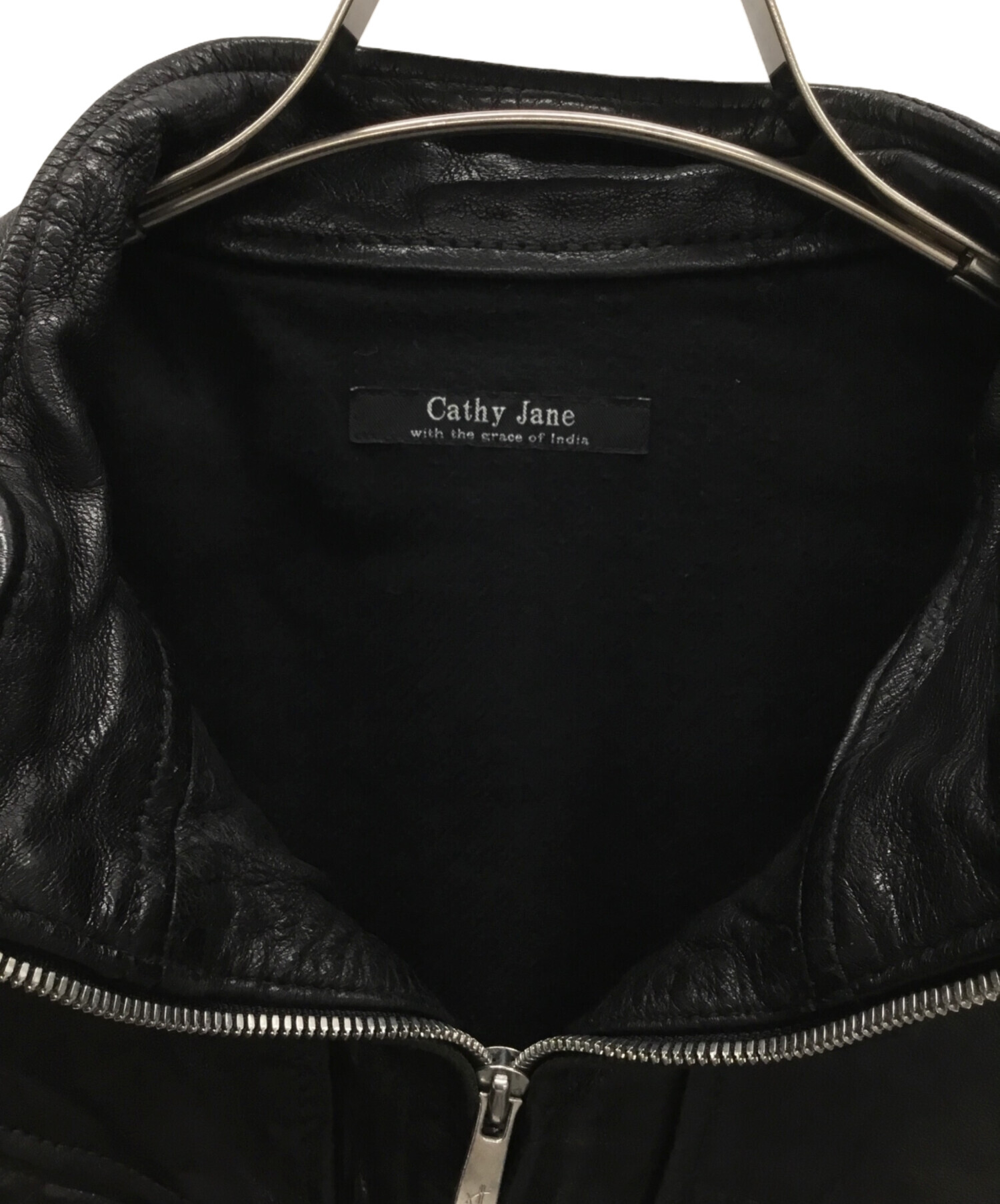 【古着】レザージャケット レッド cathy jane 古着】レザージャケット レッド cathy jane