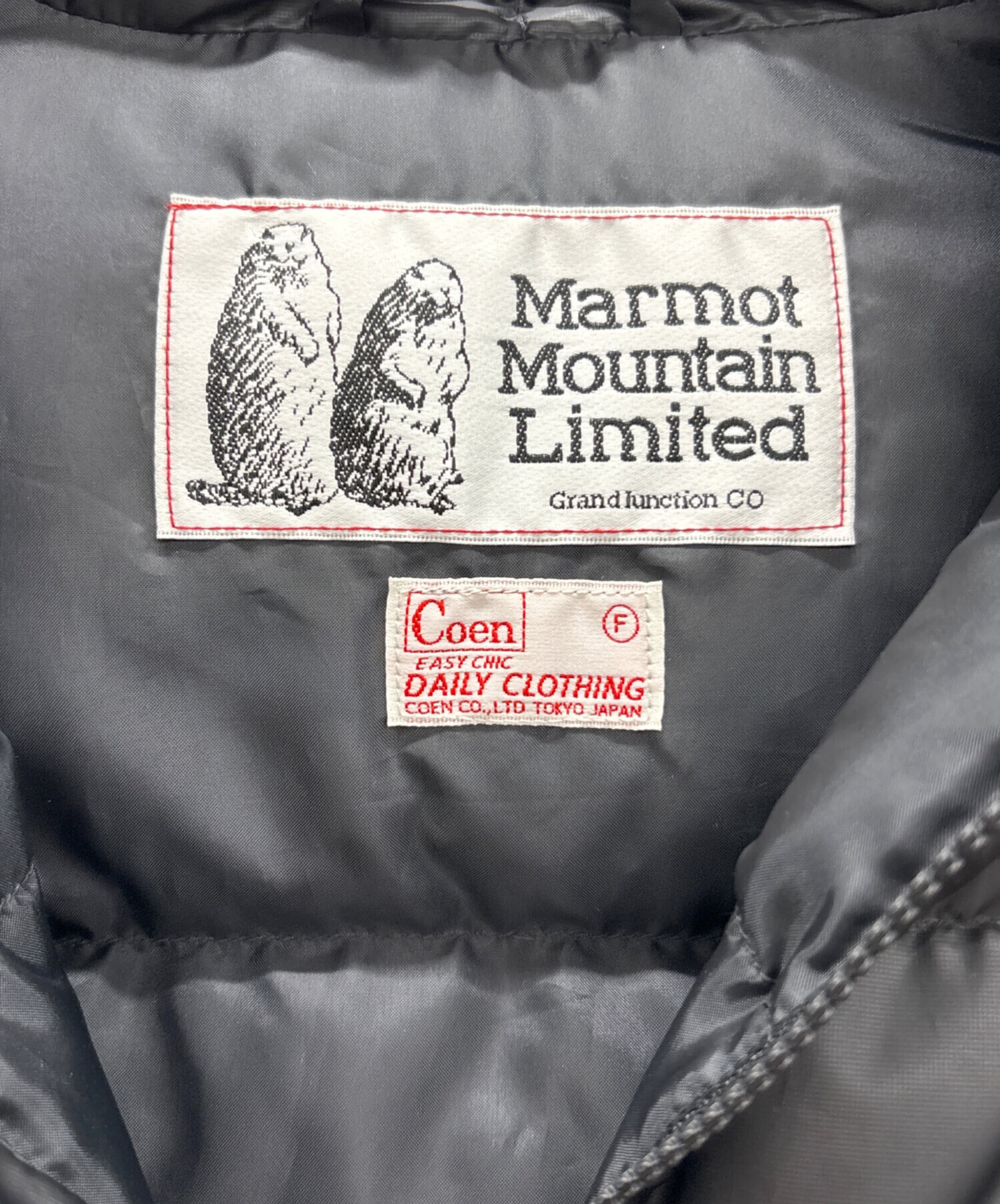 中古・古着通販】MARMOT (マーモット) ダウンジャケット ブラック 