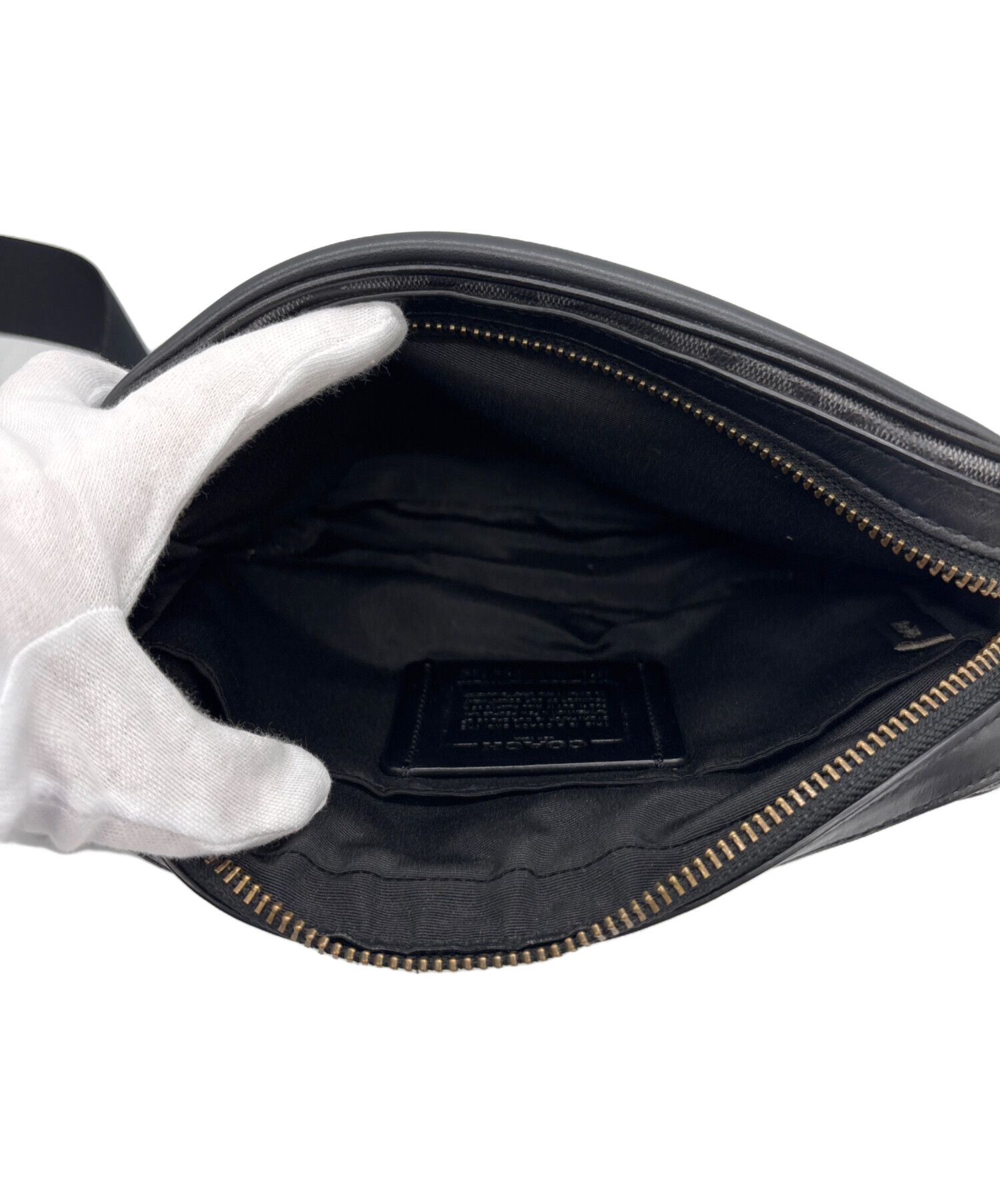 中古・古着通販】COACH (コーチ) ショルダーバッグ ブラック｜ブランド