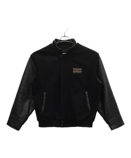 ノースエンド　袖革スタジャン　XL 中古・古着通販】NORTH END (ノースエンド) スタジャン ブラック