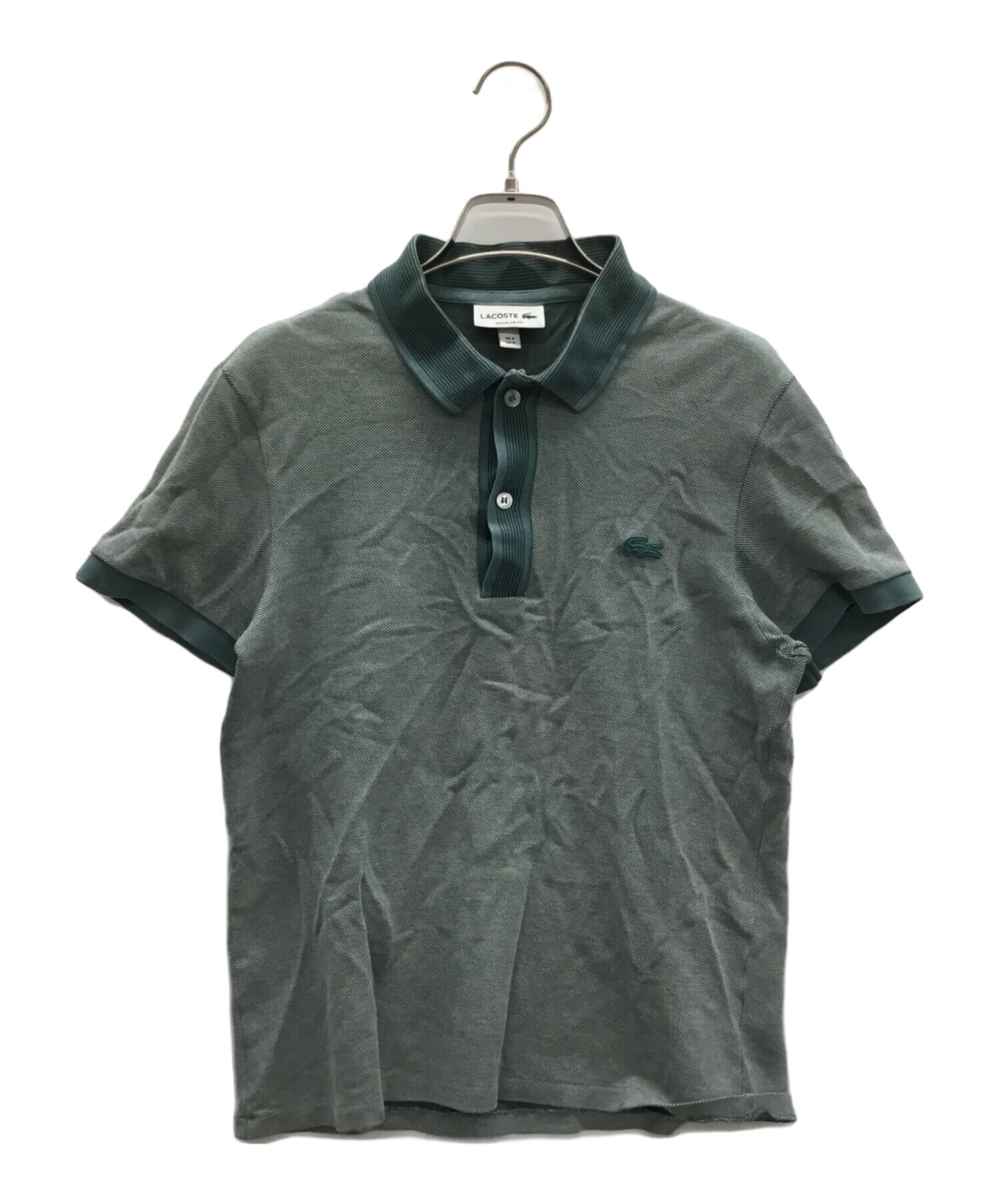 中古・古着通販】LACOSTE (ラコステ) ポロシャツ グリーン サイズ:FR3 