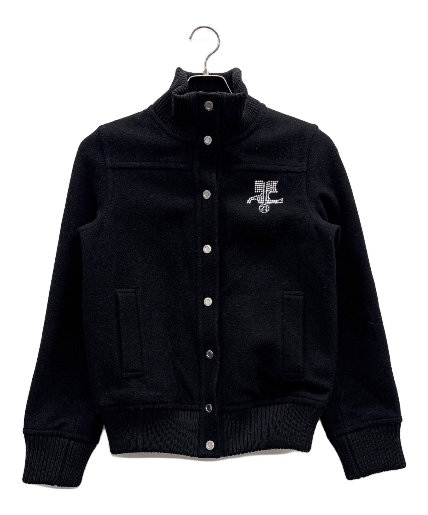 クレージュ21 courreges　スタジャン サイズ38　美品 中古・古着通販】courreges 21 (クレージュ21) ウールスタジャン