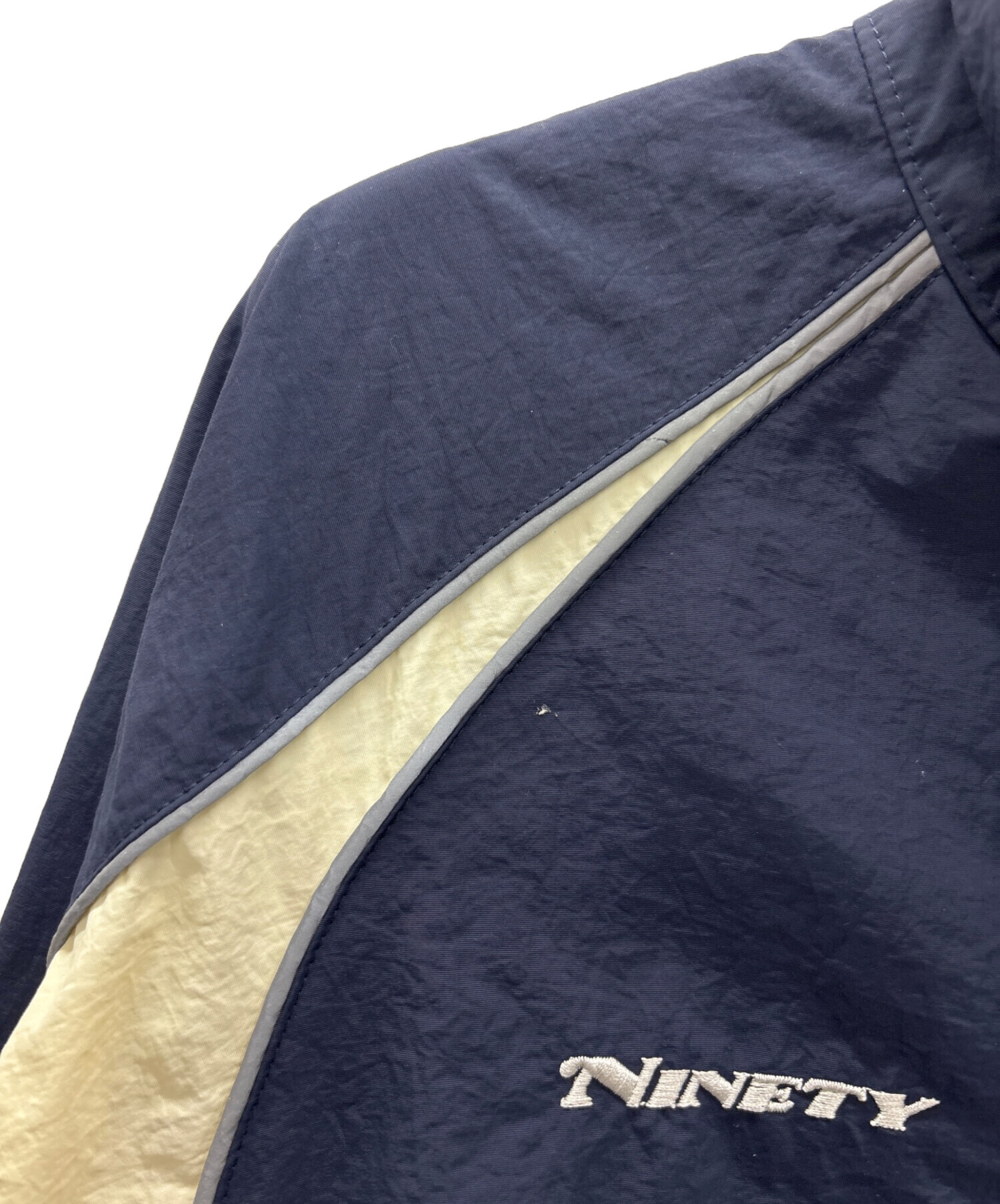 中古・古着通販】9090 (9090) ナイロンジャケット ネイビー
