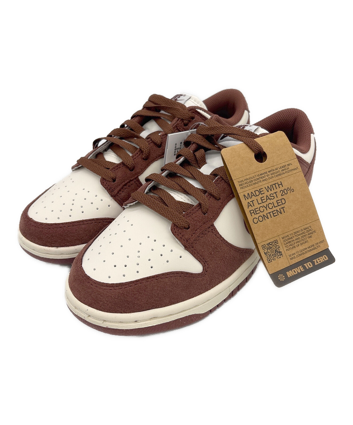 中古・古着通販】NIKE (ナイキ) DUNK LOW ブラウン サイズ:25 未使用品 