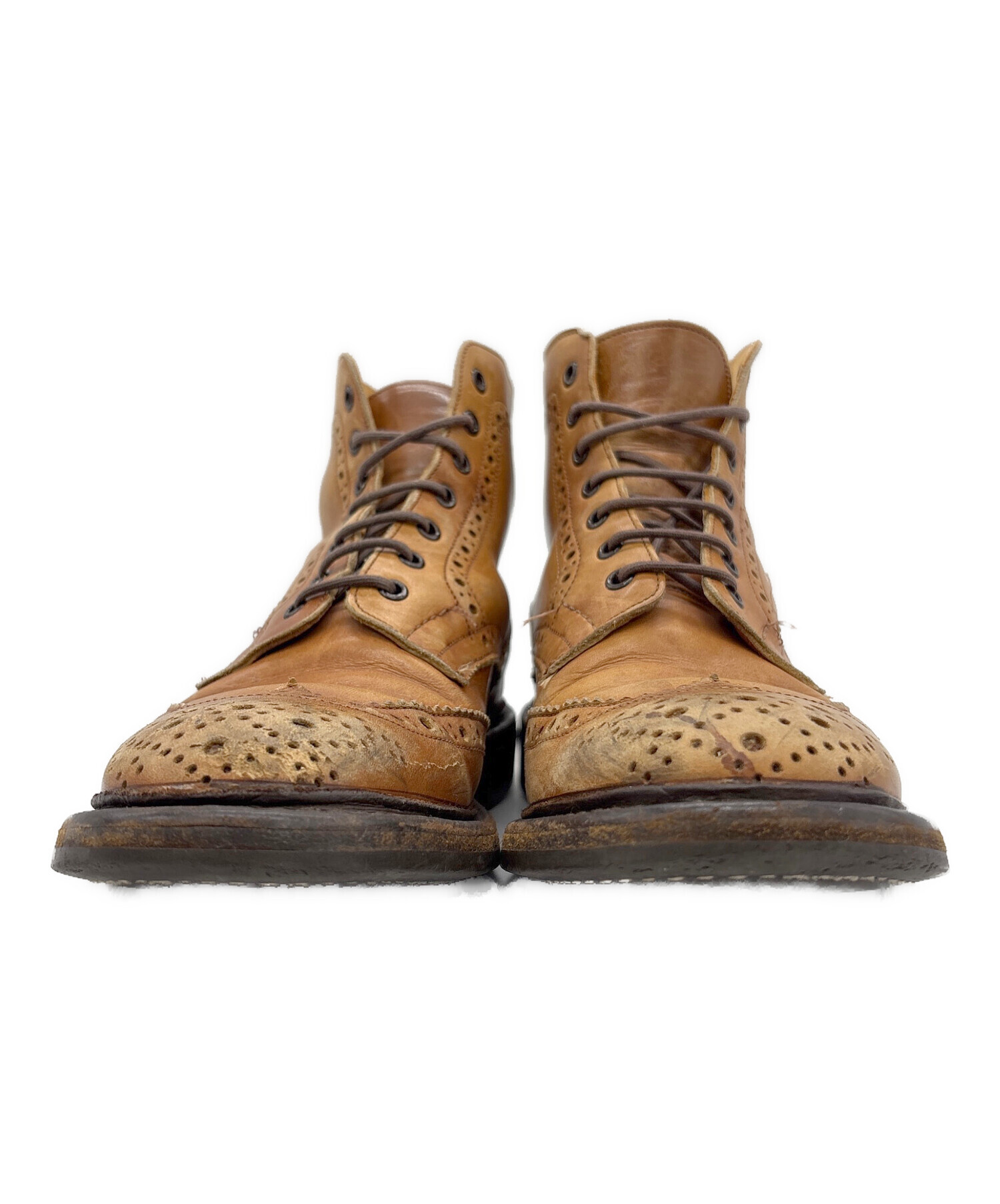 Tricker's ブラウン　カントリーブーツ 中古・古着通販】Tricker's (トリッカーズ) カントリーブーツ