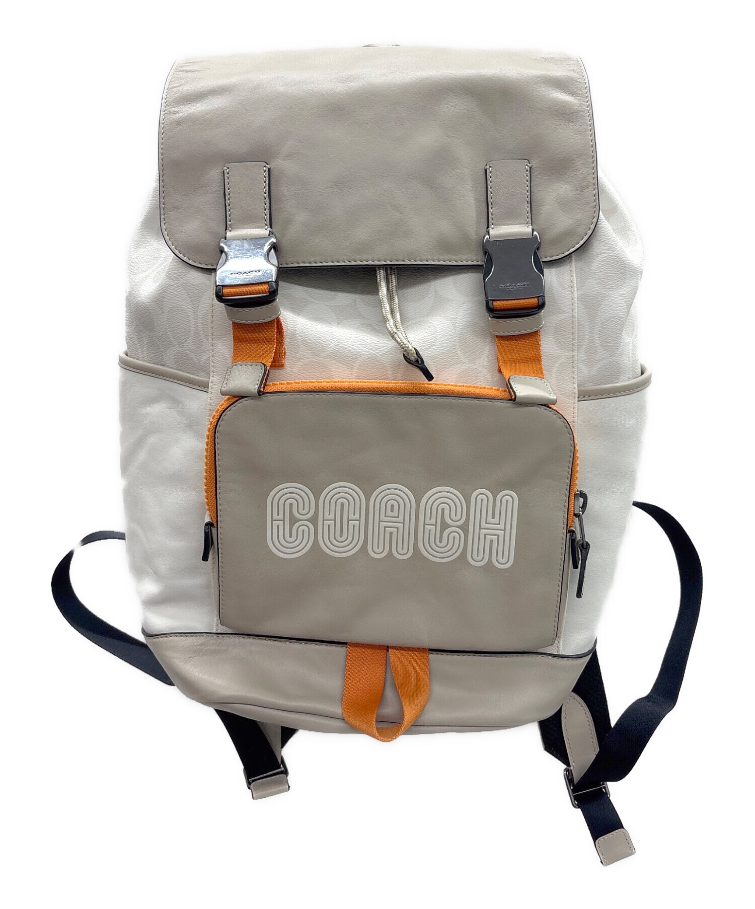 中古・古着通販】COACH (コーチ) バックパック ベージュ｜ブランド 