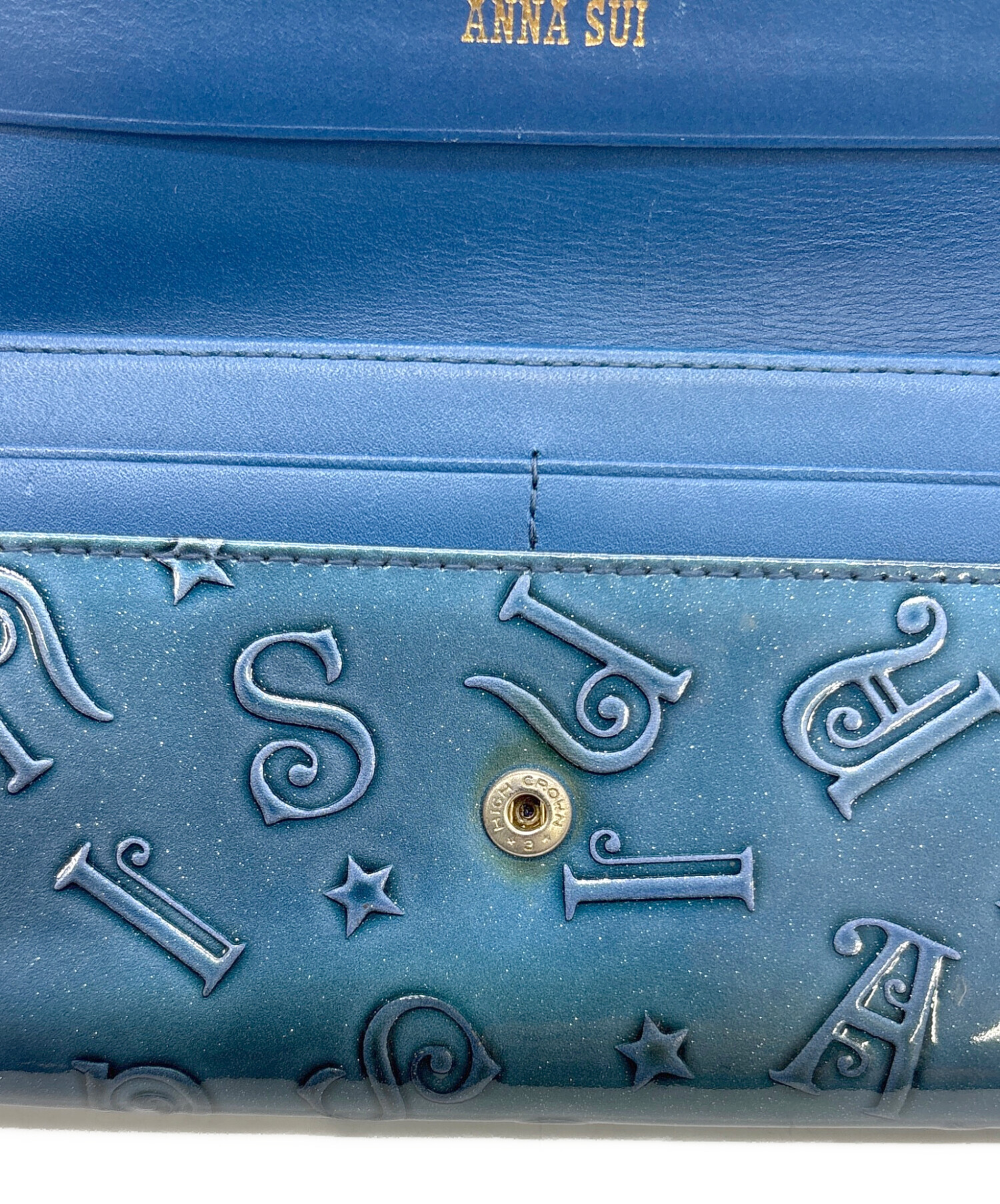 中古・古着通販】ANNA SUI (アナスイ) 長財布 ブルー｜ブランド・古着 