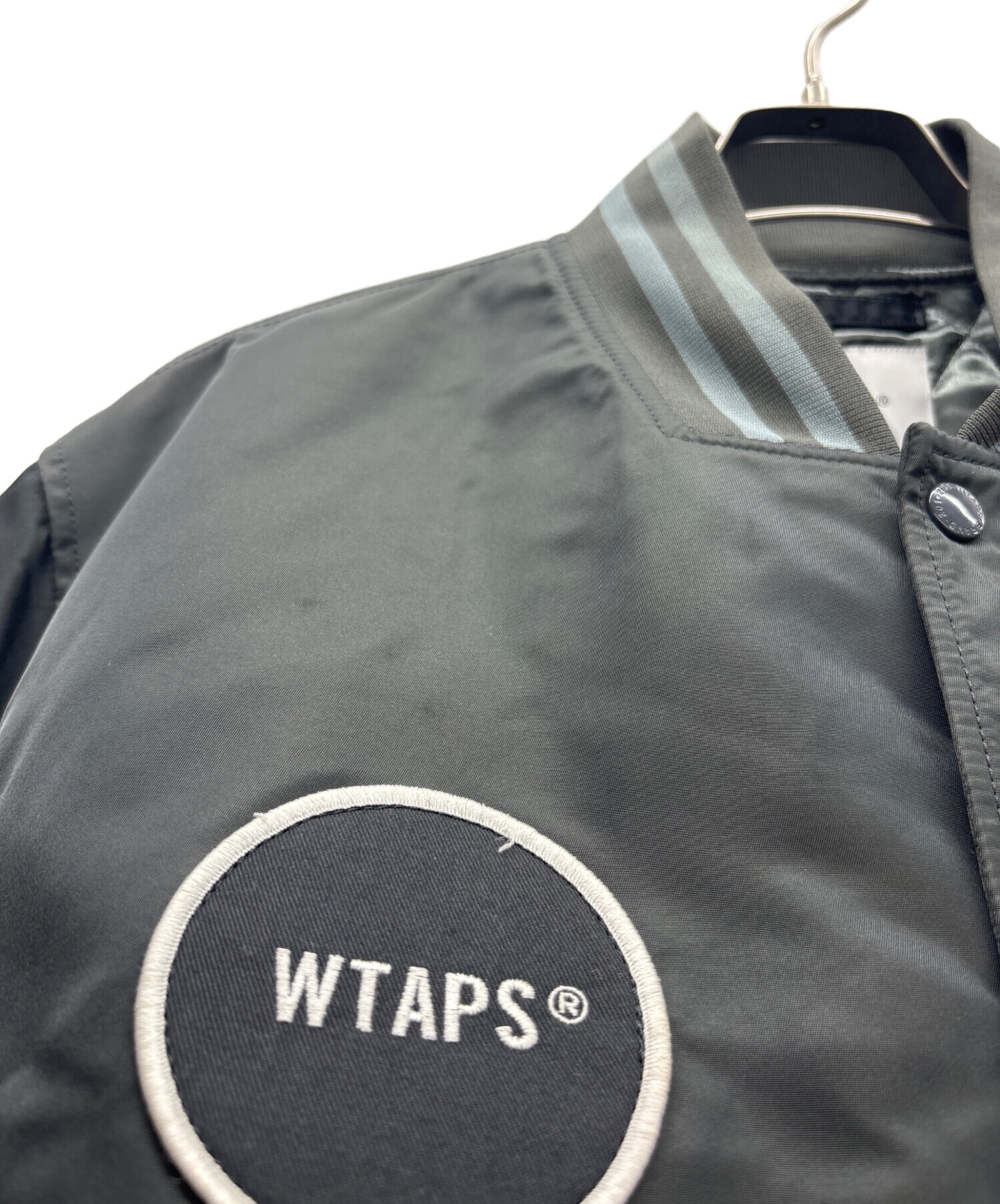 WTAPS ベンチジャケット　サイズ01 ブラック 中古・古着通販】WTAPS (ダブルタップス) ベンチジャケット グレー