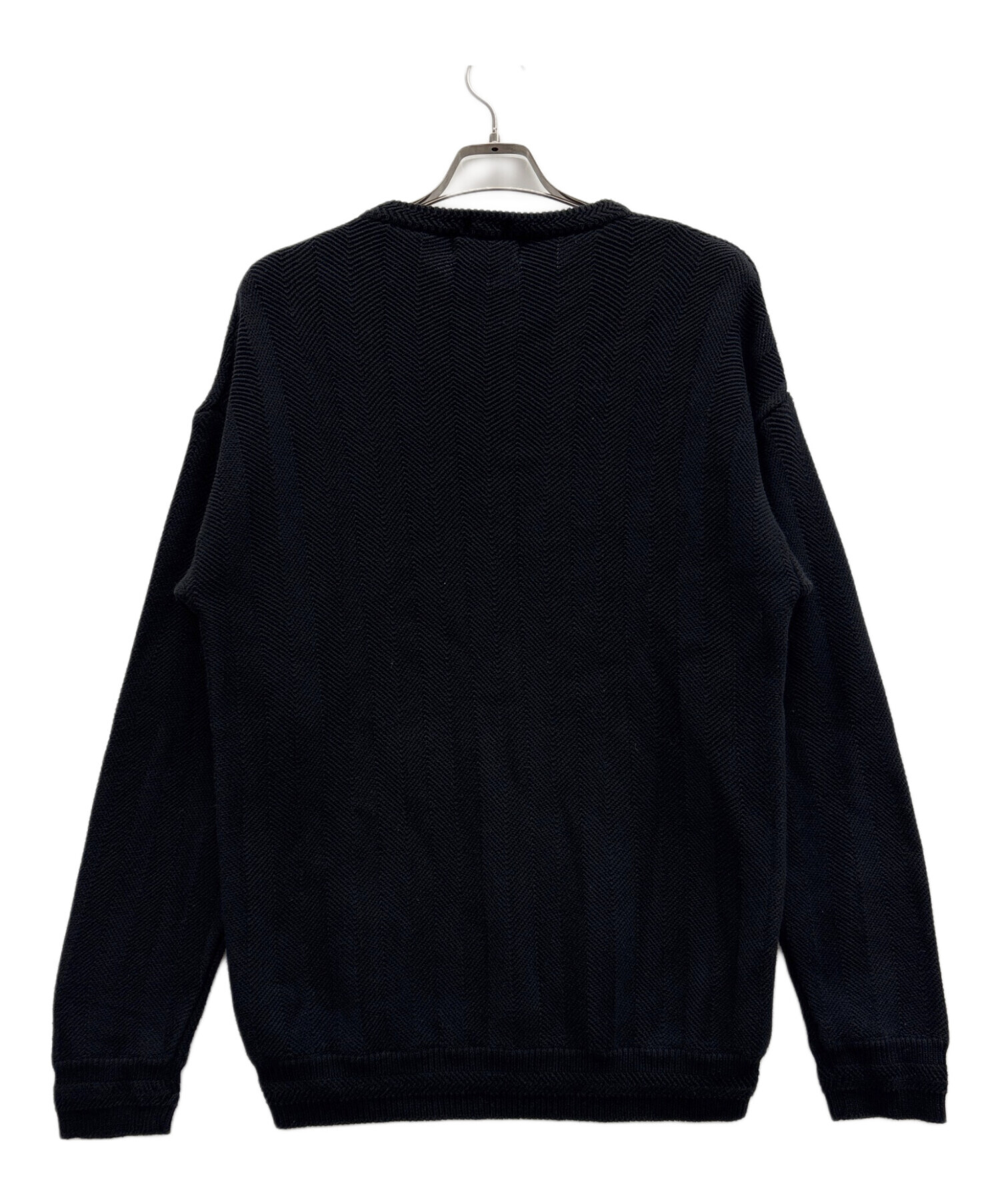 80s~ CHAPS RALPH LAUREN 無地 ウールニット ブラック 80s~ CHAPS RALPH LAUREN 無地 ウールニット ブラック 中古・古着通販