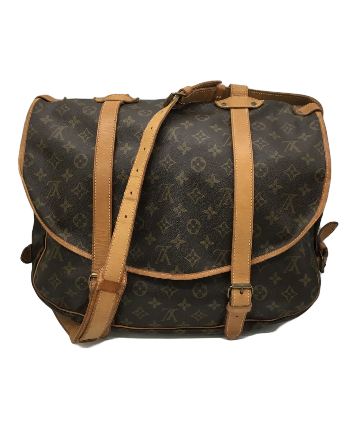 Louis Vuitton ショルダーバッグ ダークブラウン 中古・古着通販】LOUIS VUITTON (ルイ ヴィトン) ショルダーバッグ