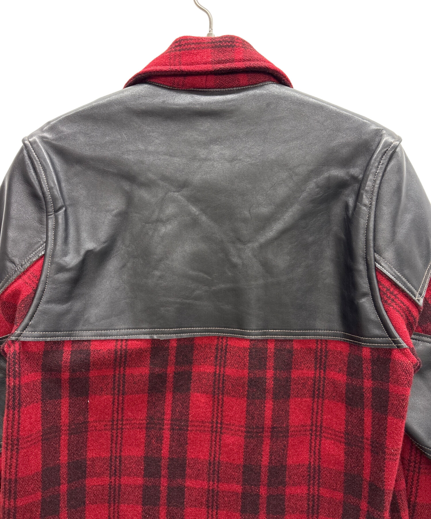 Style Eyes ウールジャケット　バッファローチェック　ハンティング　東洋 中古・古着通販】STYLE EYES (スタイルアイズ) レザーバッファロー