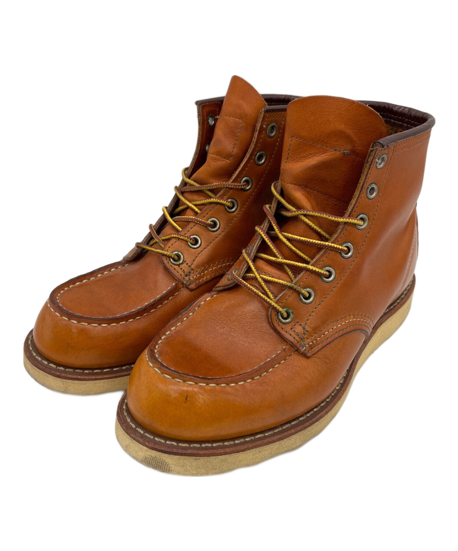 Red Wingブーツ ベージュ 中古・古着通販】RED WING (レッドウィング) レースアップブーツ