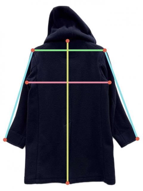 中古・古着通販】DANTON (ダントン) ウールモッサ2WAYフードコート