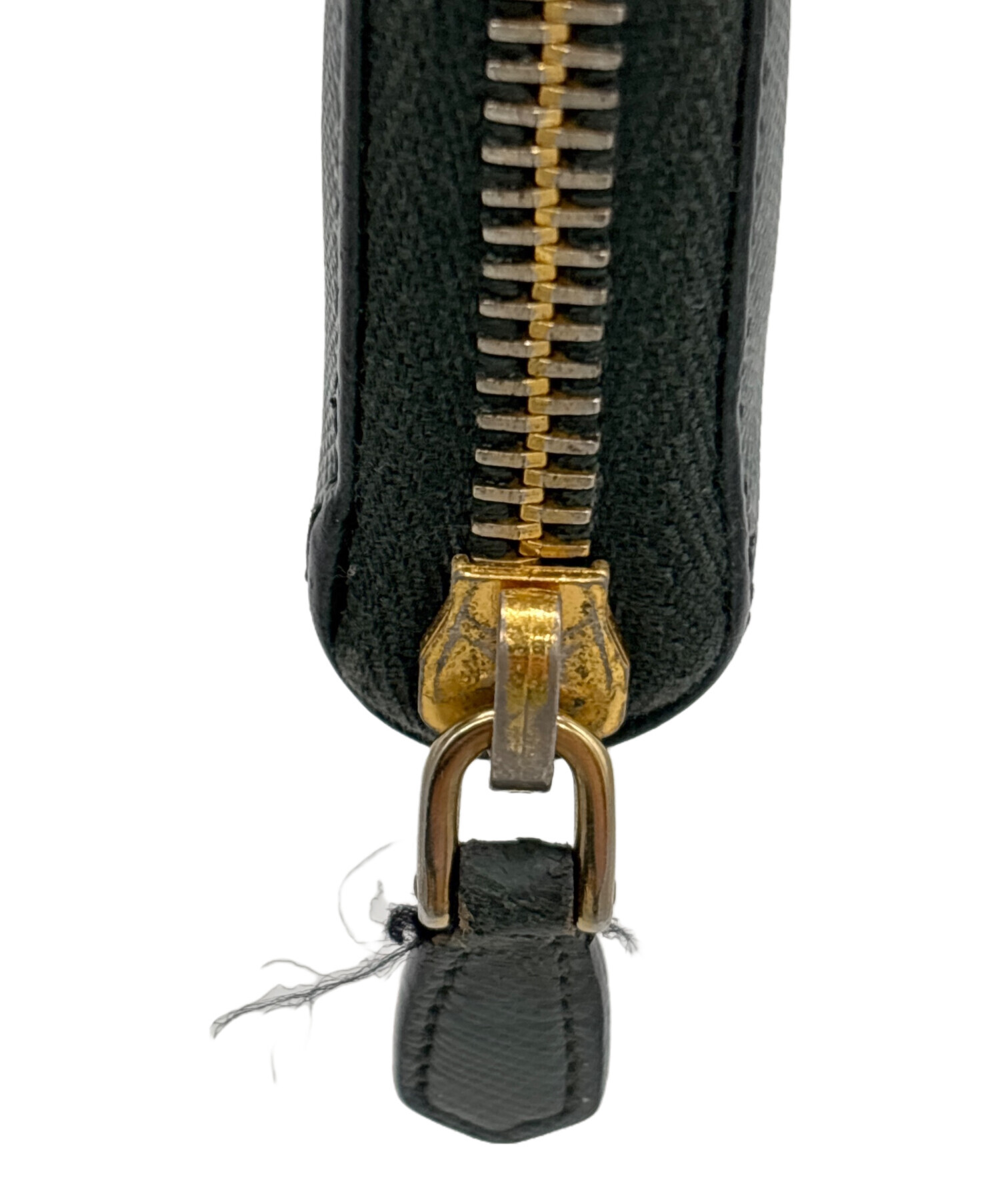 中古・古着通販】PRADA (プラダ) ラウンドジップ長財布 グリーン