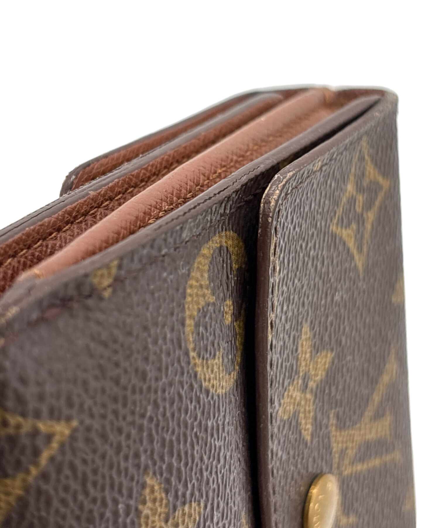 中古・古着通販】LOUIS VUITTON (ルイ ヴィトン) 3つ折り財布 ブラウン