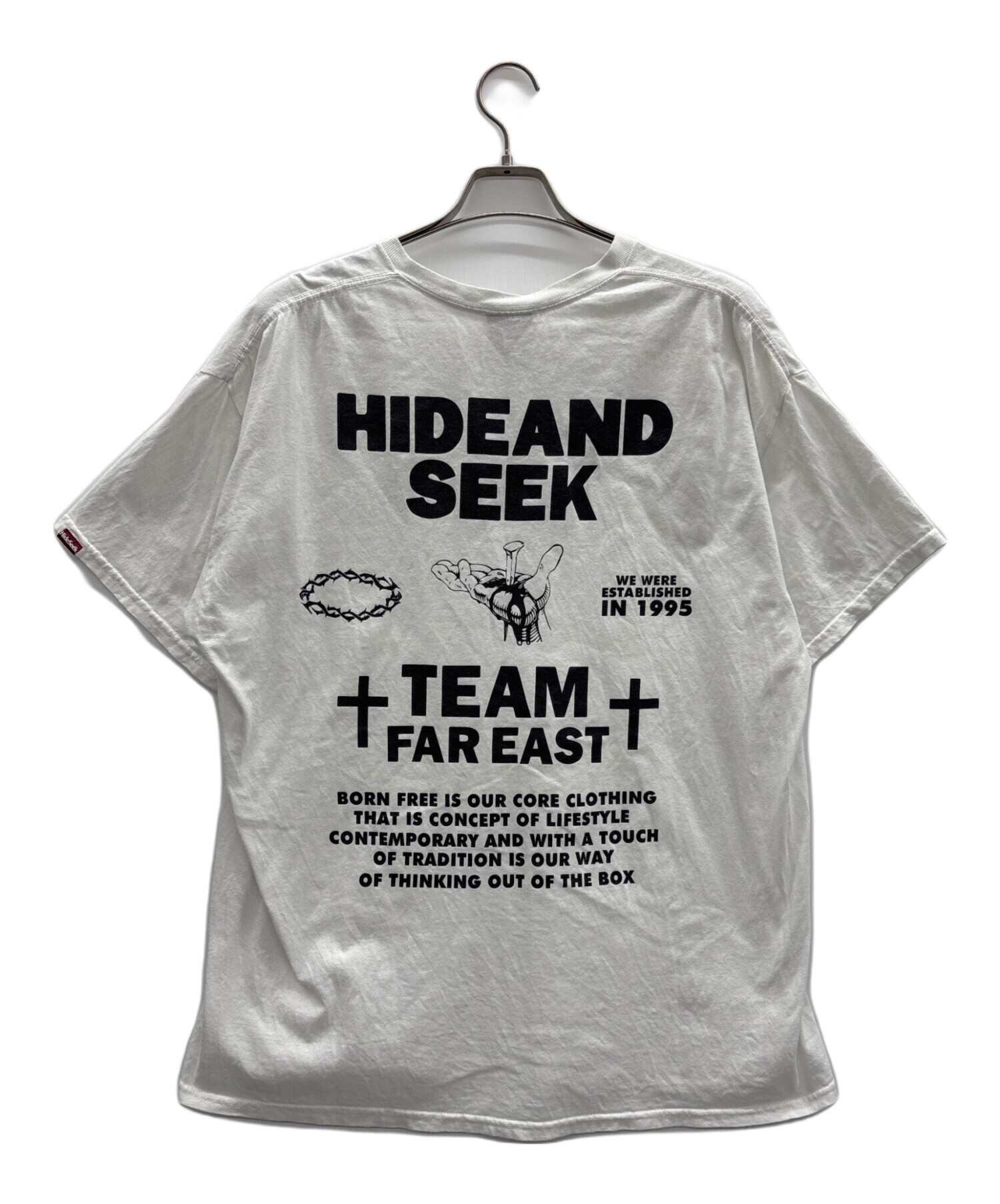 中古・古着通販】HIDE AND SEEK (ハイドアンドシーク) Tシャツ 