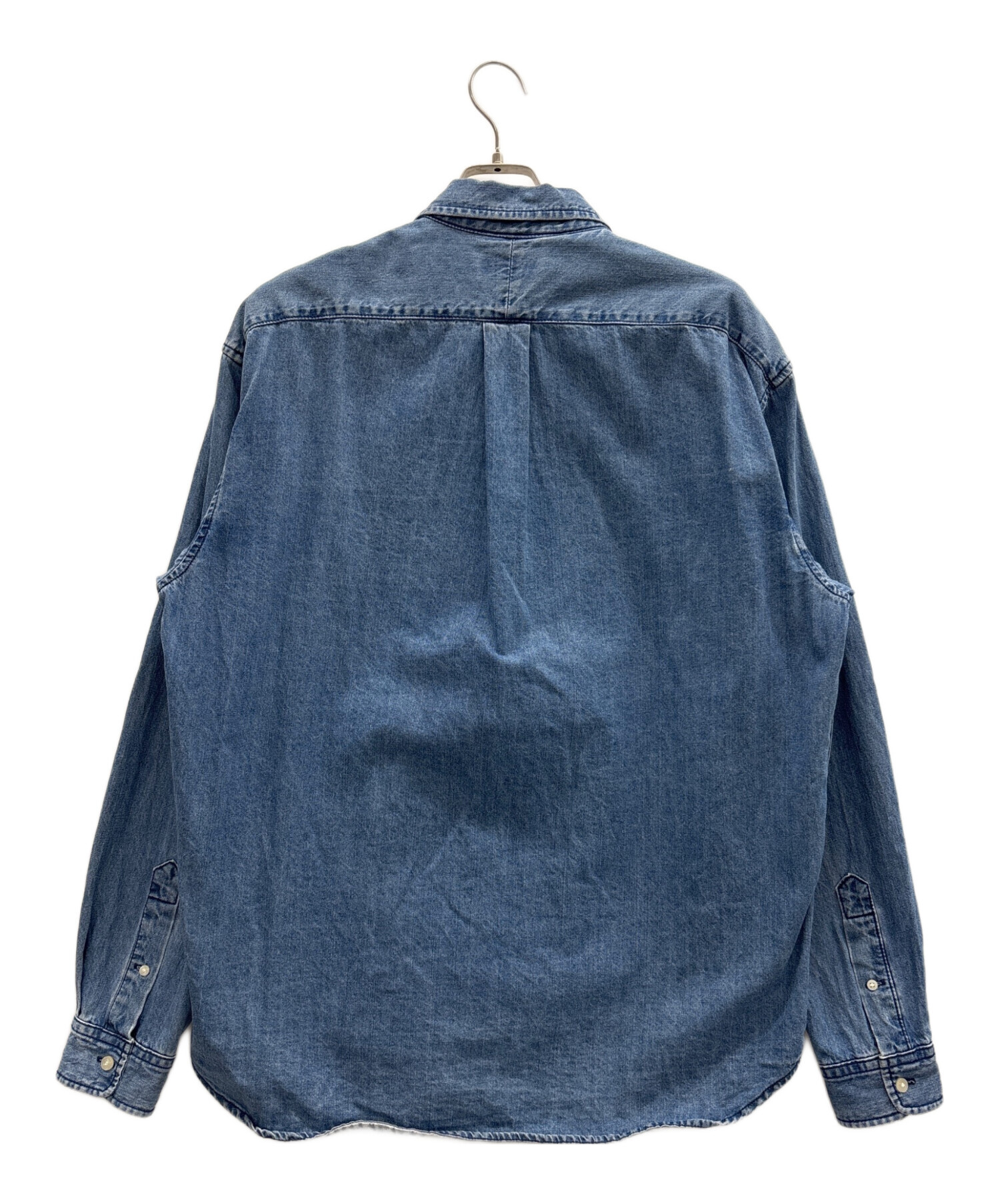 中古・古着通販】NAUTICA (ノーティカ) デニムシャツ ブルー サイズ:L 