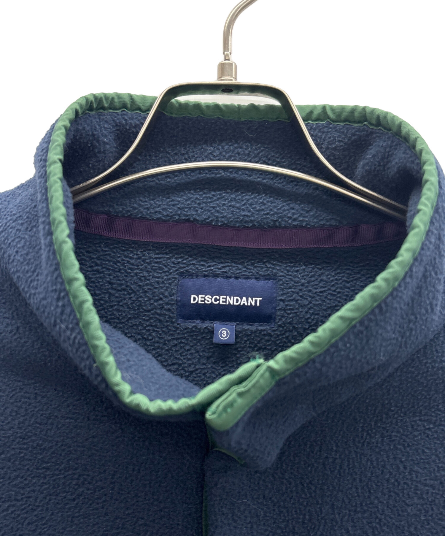 ディセンダント　フリースジャケット DESCENDANT/MANCHOT FLEECE JACKET (BLACK)