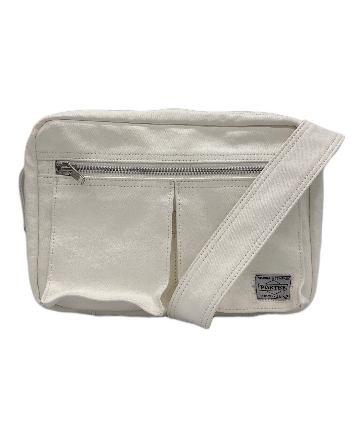 中古・古着通販】PORTER (ポーター) ショルダーバッグ ホワイト 