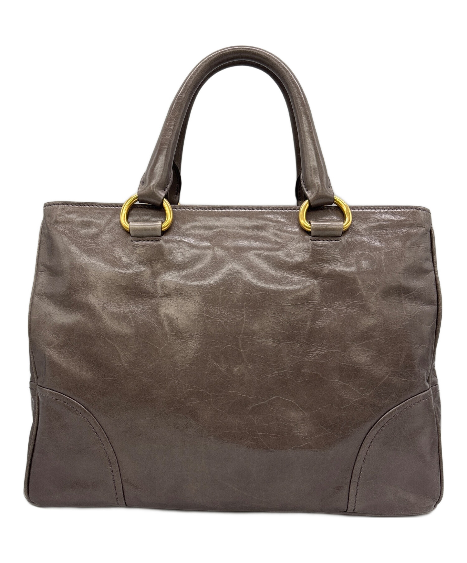 中古・古着通販】PRADA (プラダ) ハンドバッグ グレー｜ブランド・古着