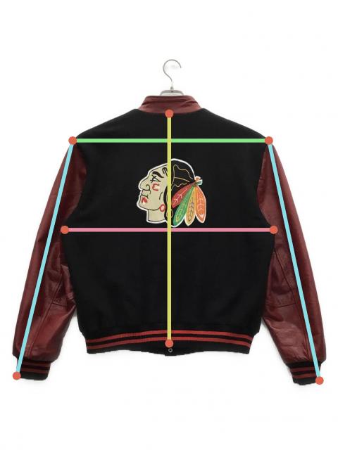scott and company製　ビンテージスタジャン　アトランタブレーブス 中古・古着通販】BRAVES (アトランタ・ブレーブス) レザー切替