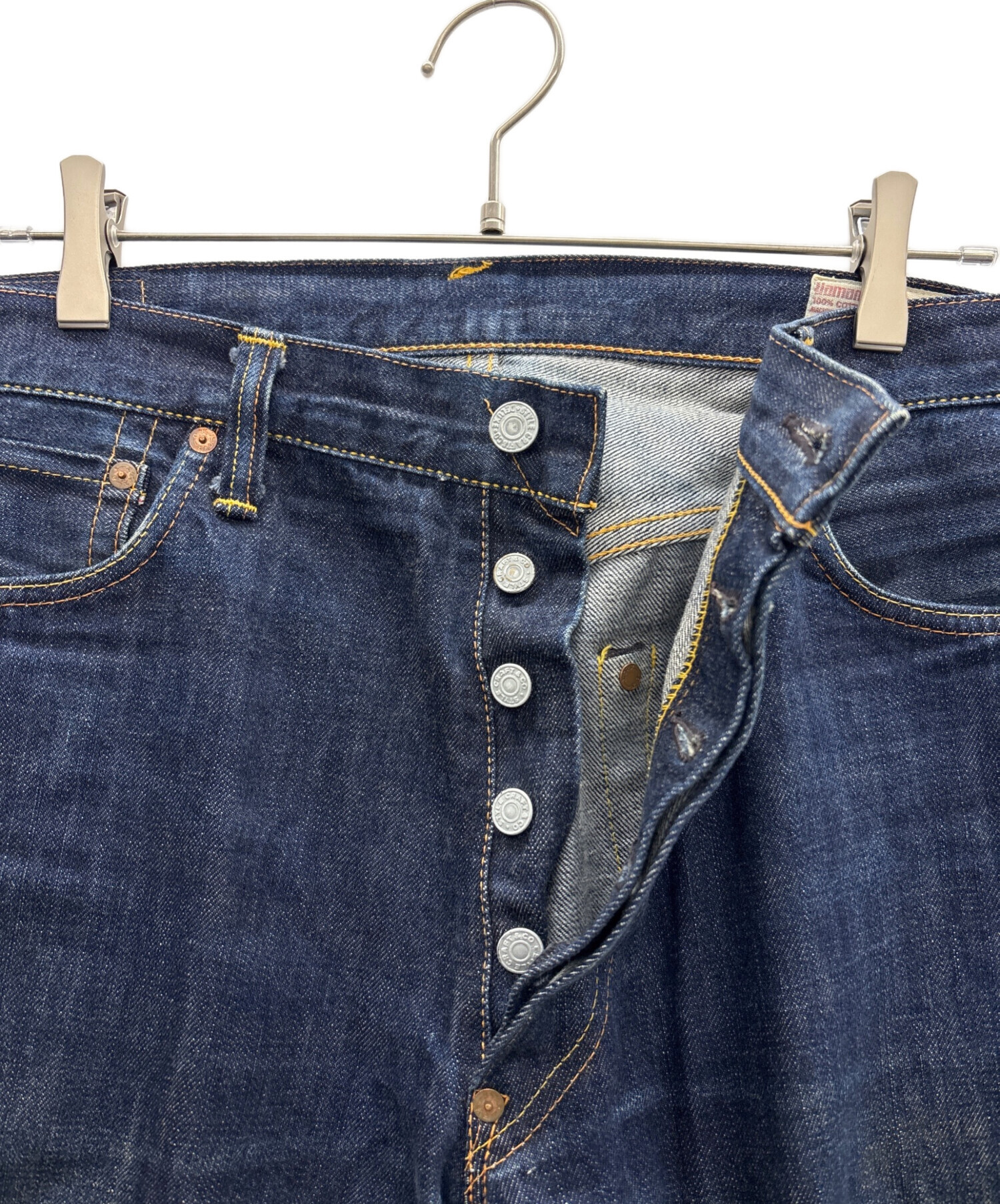 中古・古着通販】EVISU (エヴィス) ストレートジーンズ インディゴ