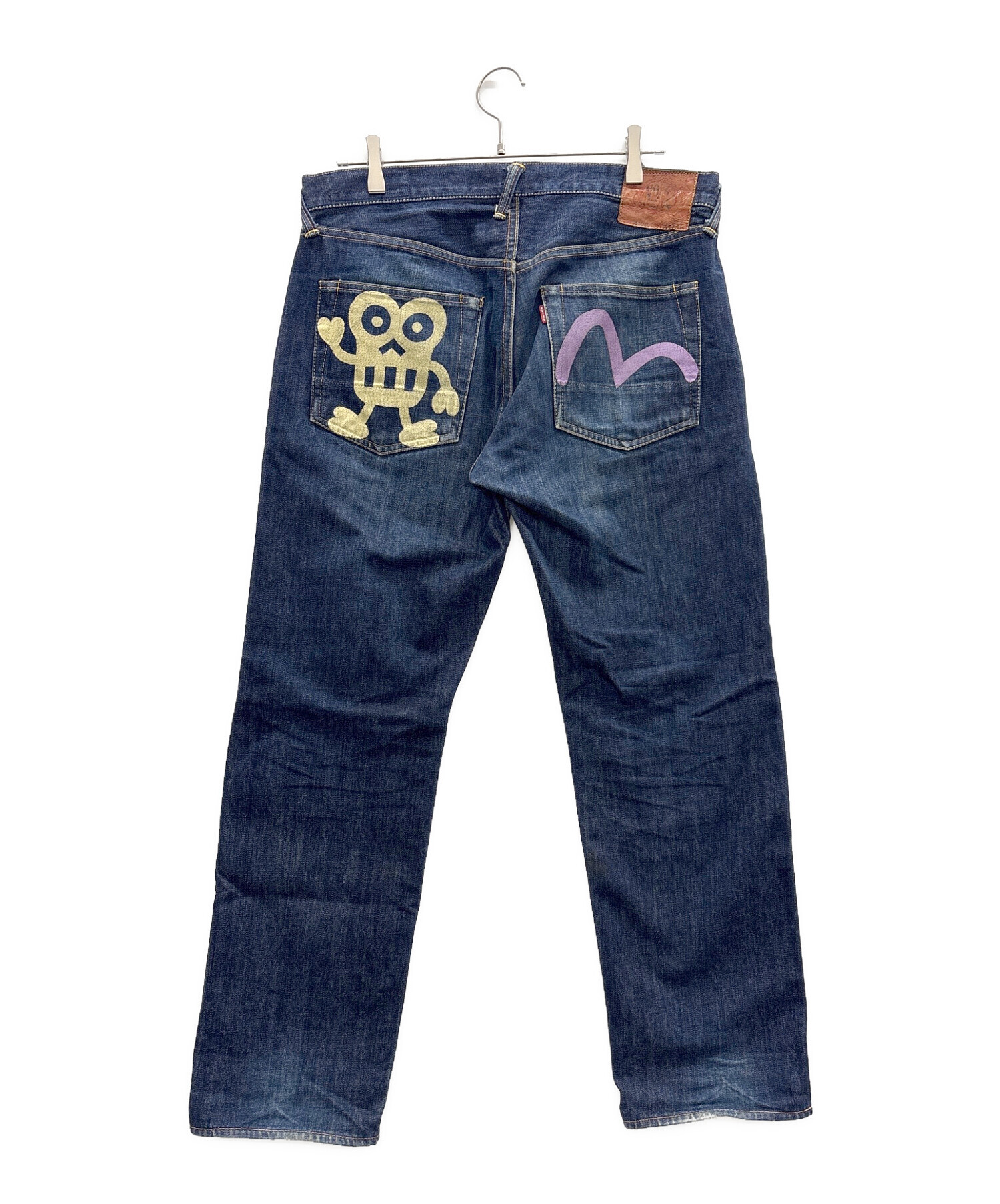 【激レア】90s EVISU 超初期モデル 2504 ヴィンテージデニム 30 激レア】90s EVISU 超初期モデル 2504 ヴィンテージデニム 30 デッド