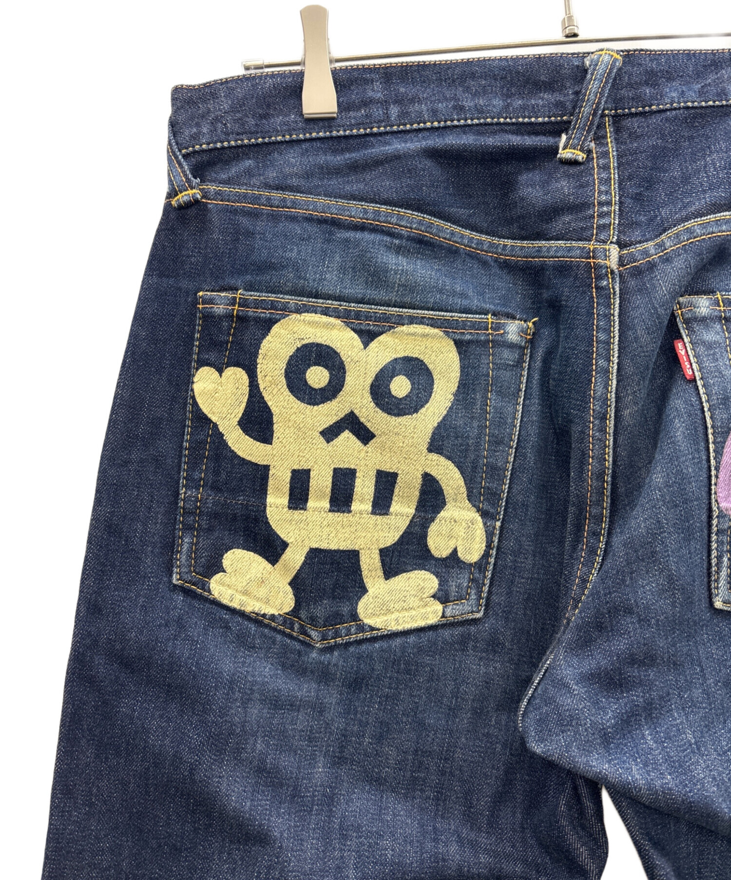 中古・古着通販】EVISU (エヴィス) ストレートジーンズ インディゴ