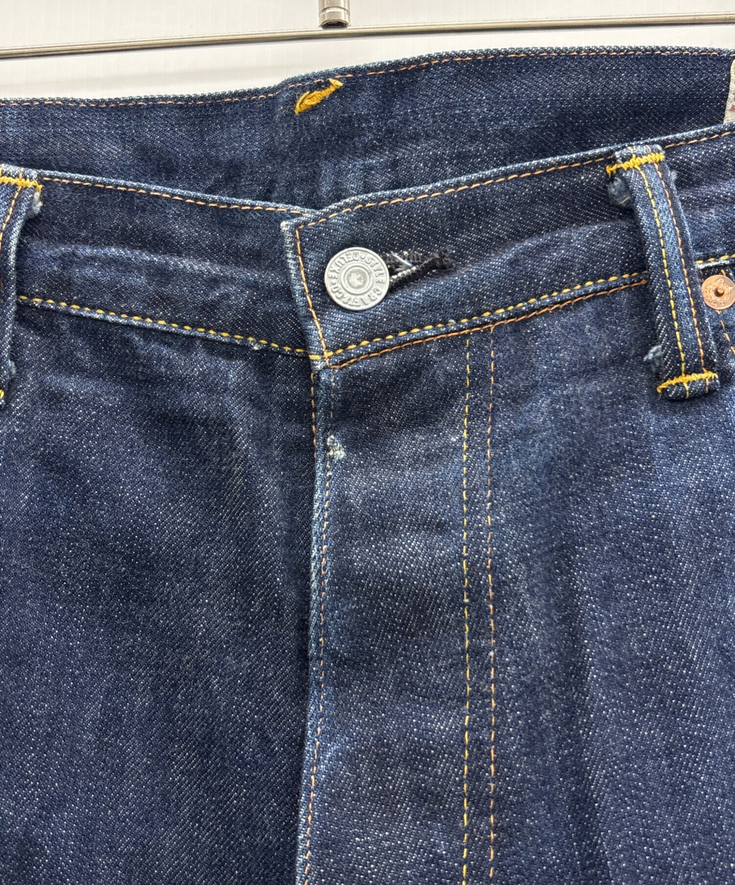 中古・古着通販】EVISU (エヴィス) ストレートジーンズ インディゴ