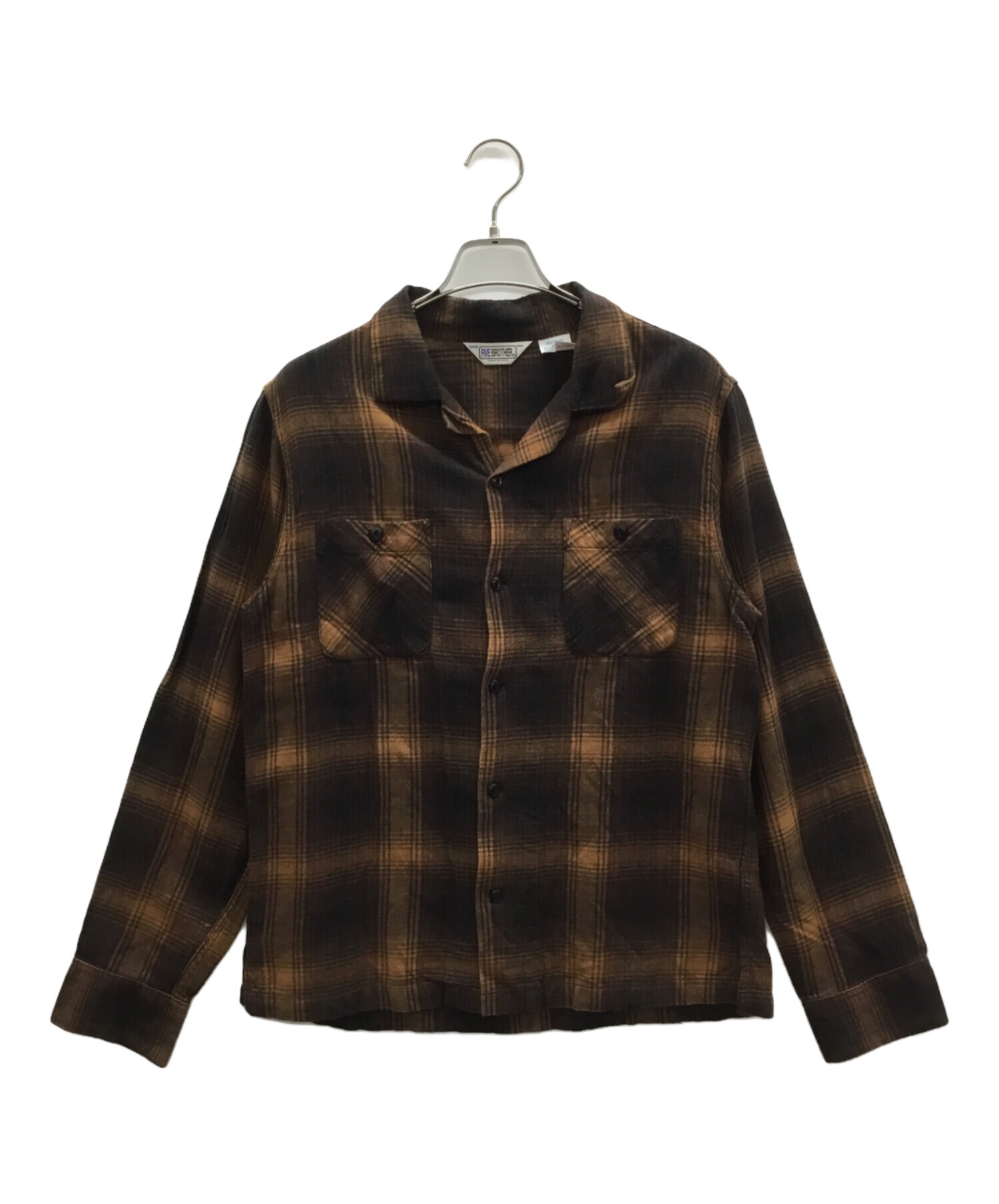 中古・古着通販】FIVE BROTHER (ファイブブラザー) ネルシャツ