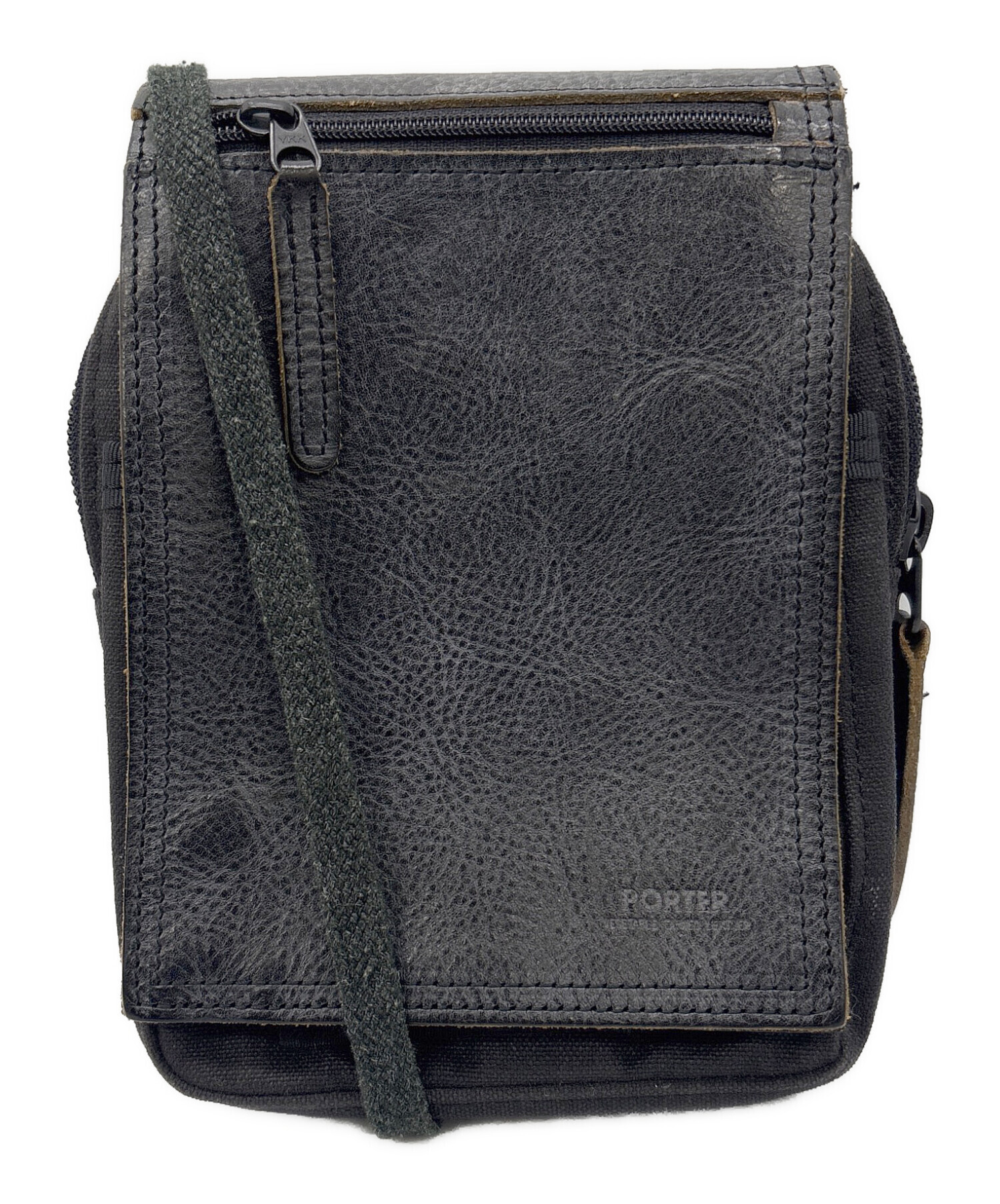 中古・古着通販】PORTER (ポーター) ショルダーポーチ ブラック 