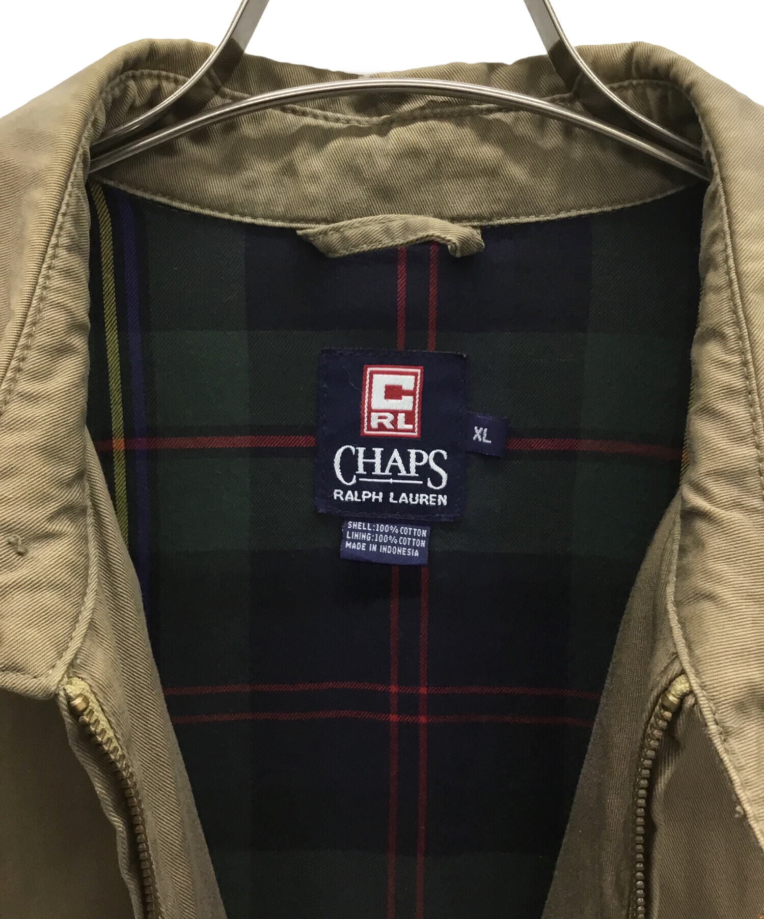 中古・古着通販】CHAPS (チャップス) 90sスイングトップ ベージュ 