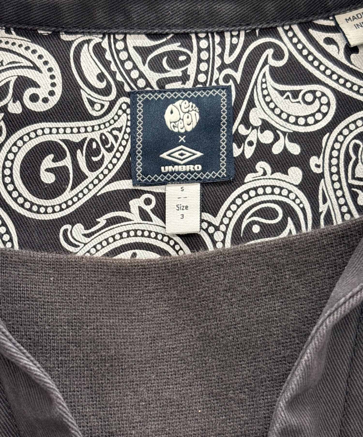 アンブロ×プリティグリーン　コラボシャツ 中古・古着通販】pretty green (プリティーグリーン) UMBRO (アンブロ