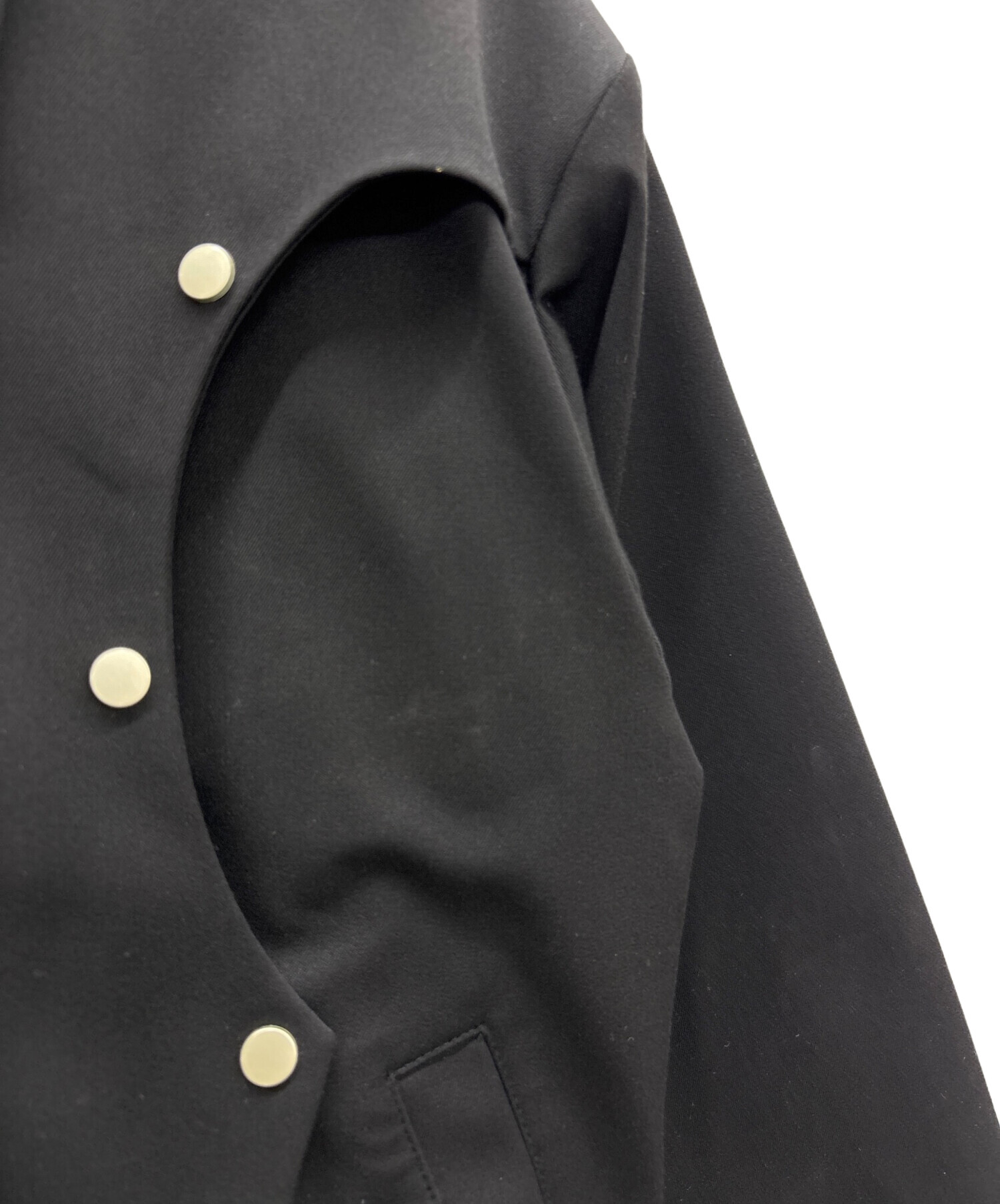 MODITEC 短丈ブルゾン 中古・古着通販】MODITEC (モディテック) 短丈ブルゾン ブラック